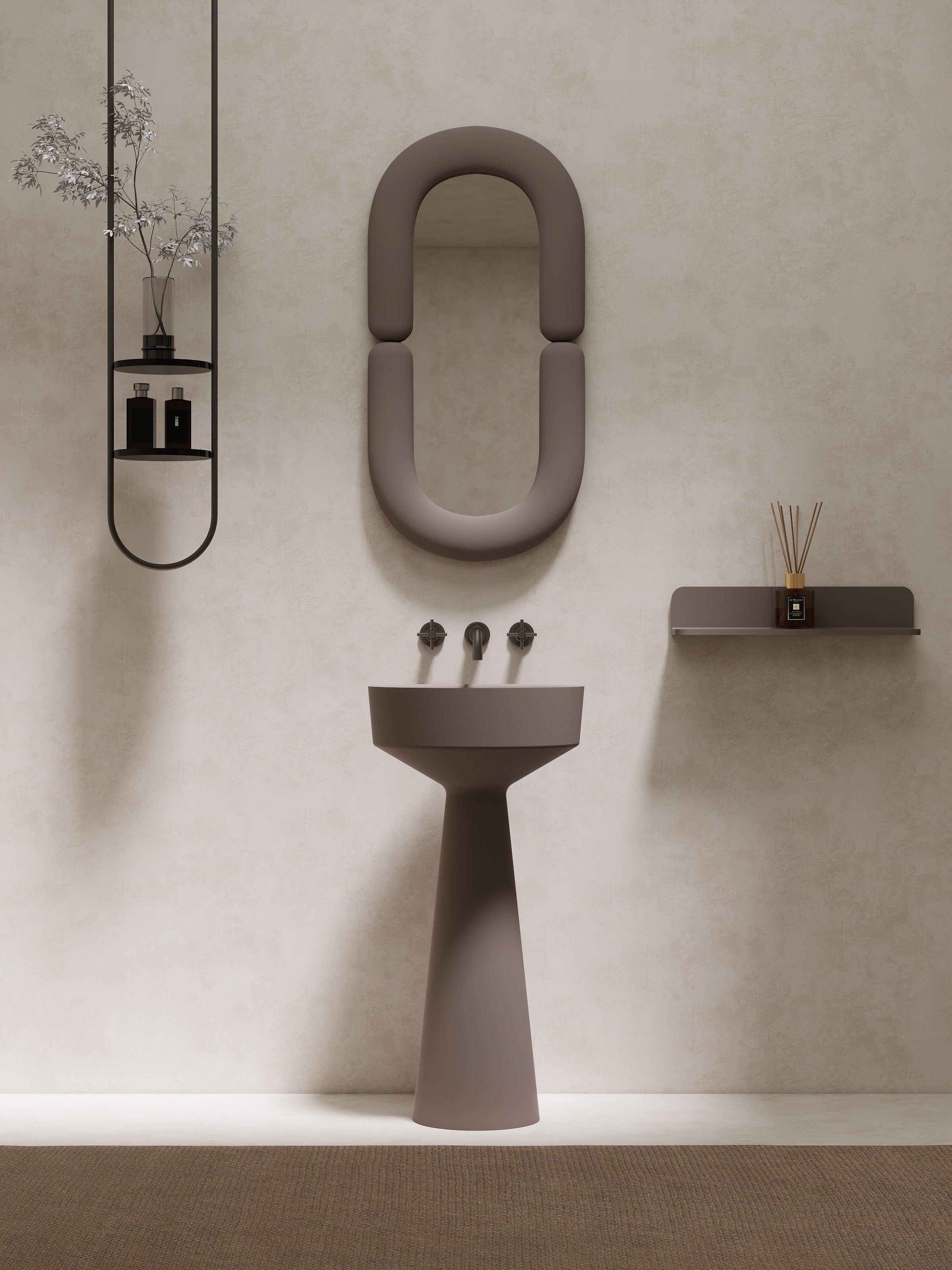 16" Freestanding I-Stone Basin