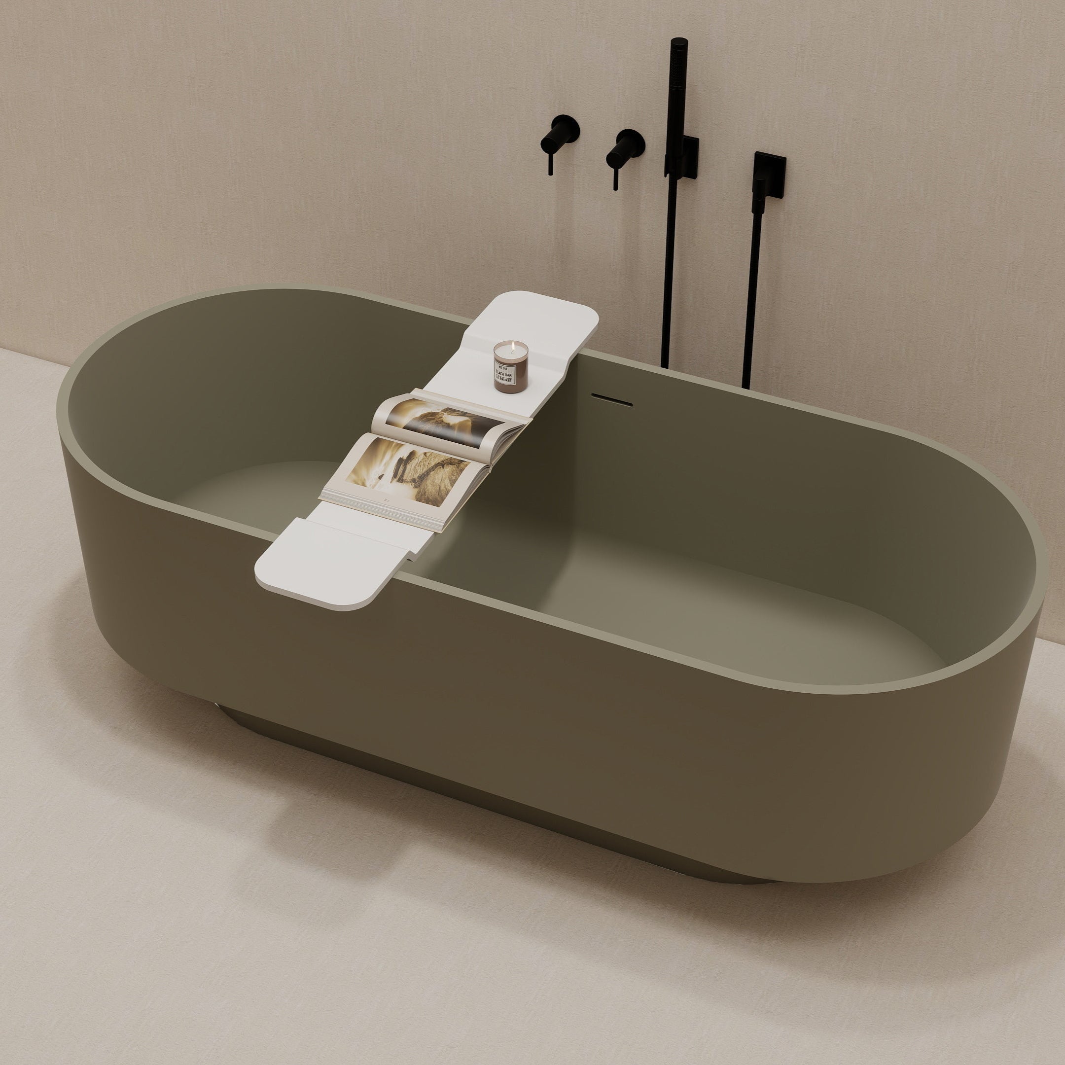 37" Minimalist Bathtub Tray