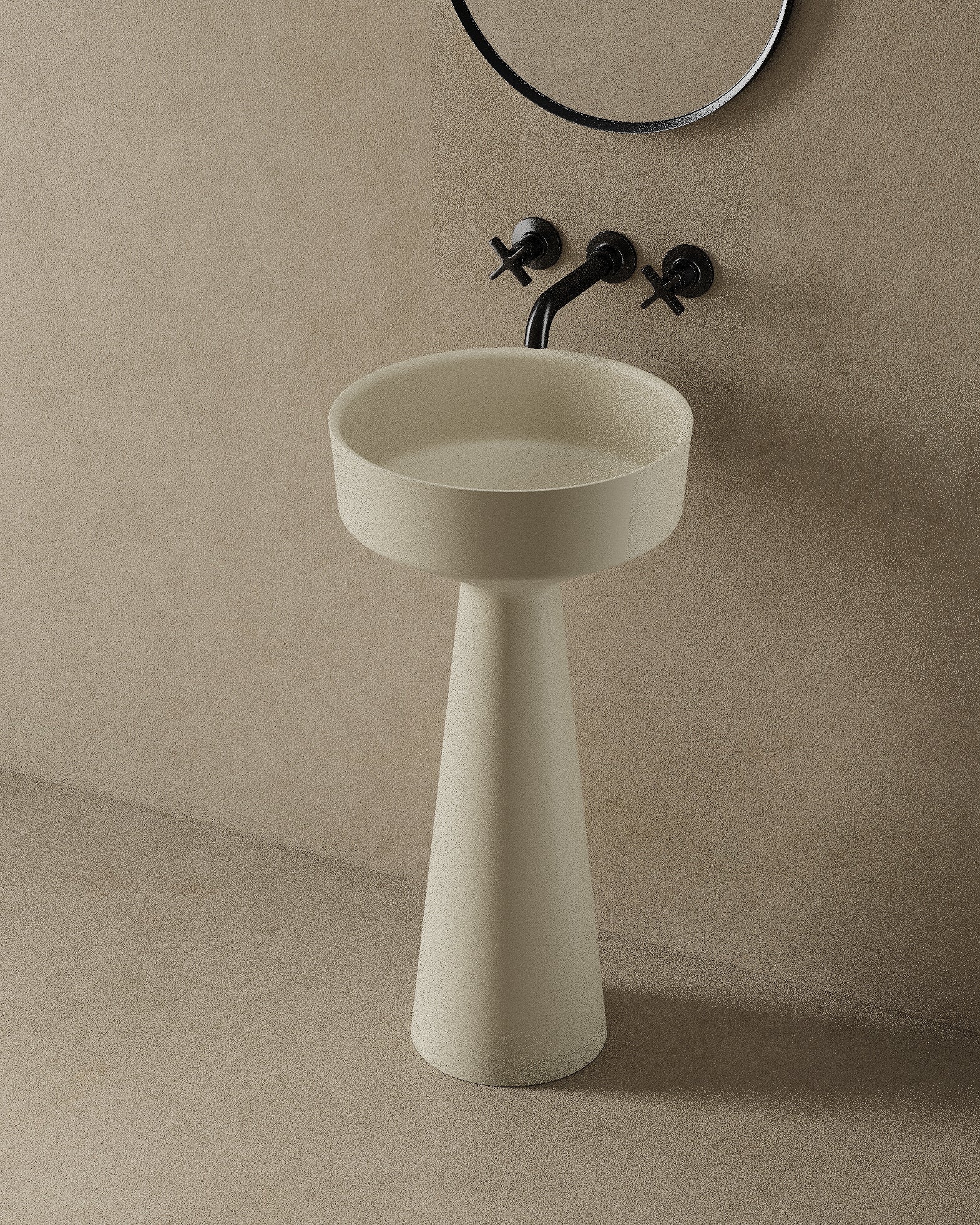 16" Freestanding I-Stone Basin