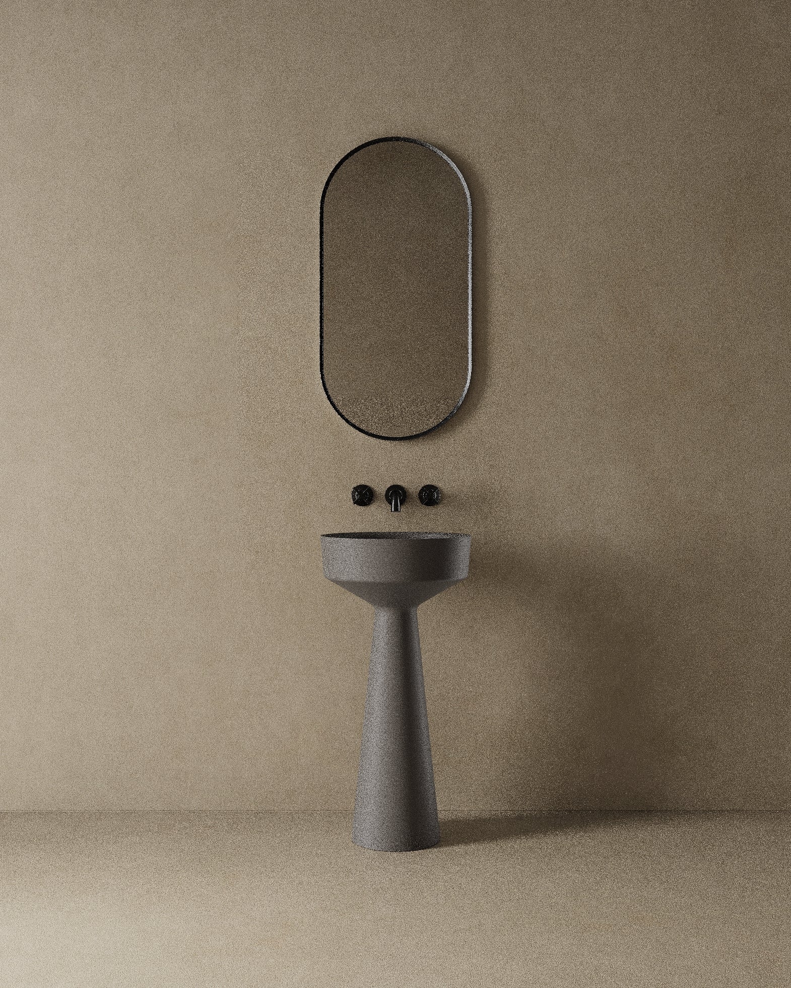 16" Freestanding I-Stone Basin