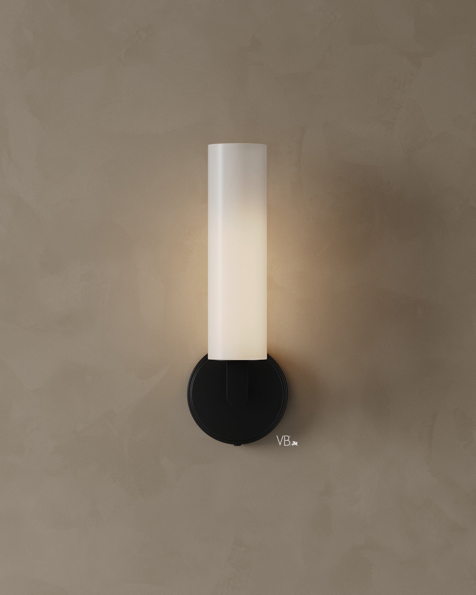 14" Frosted Glass Wall Sconce