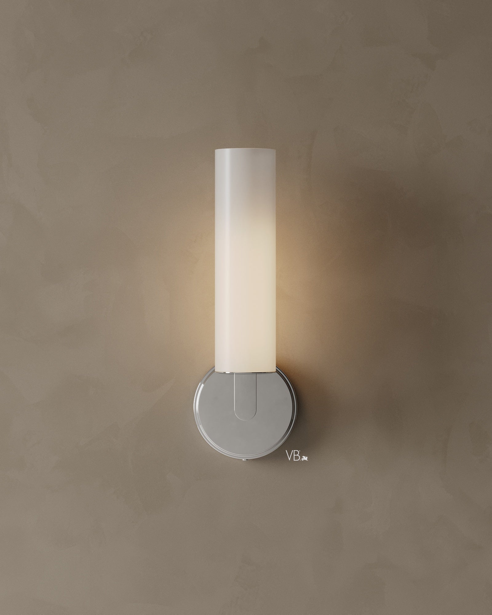 14" Frosted Glass Wall Sconce