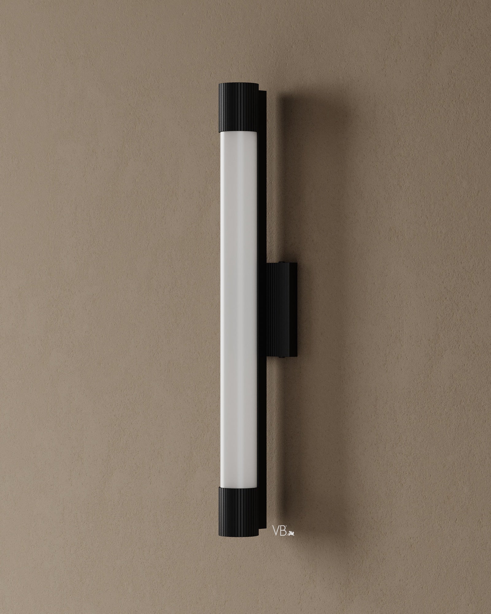 24" Frosted Cylinder LED Wall Sconce