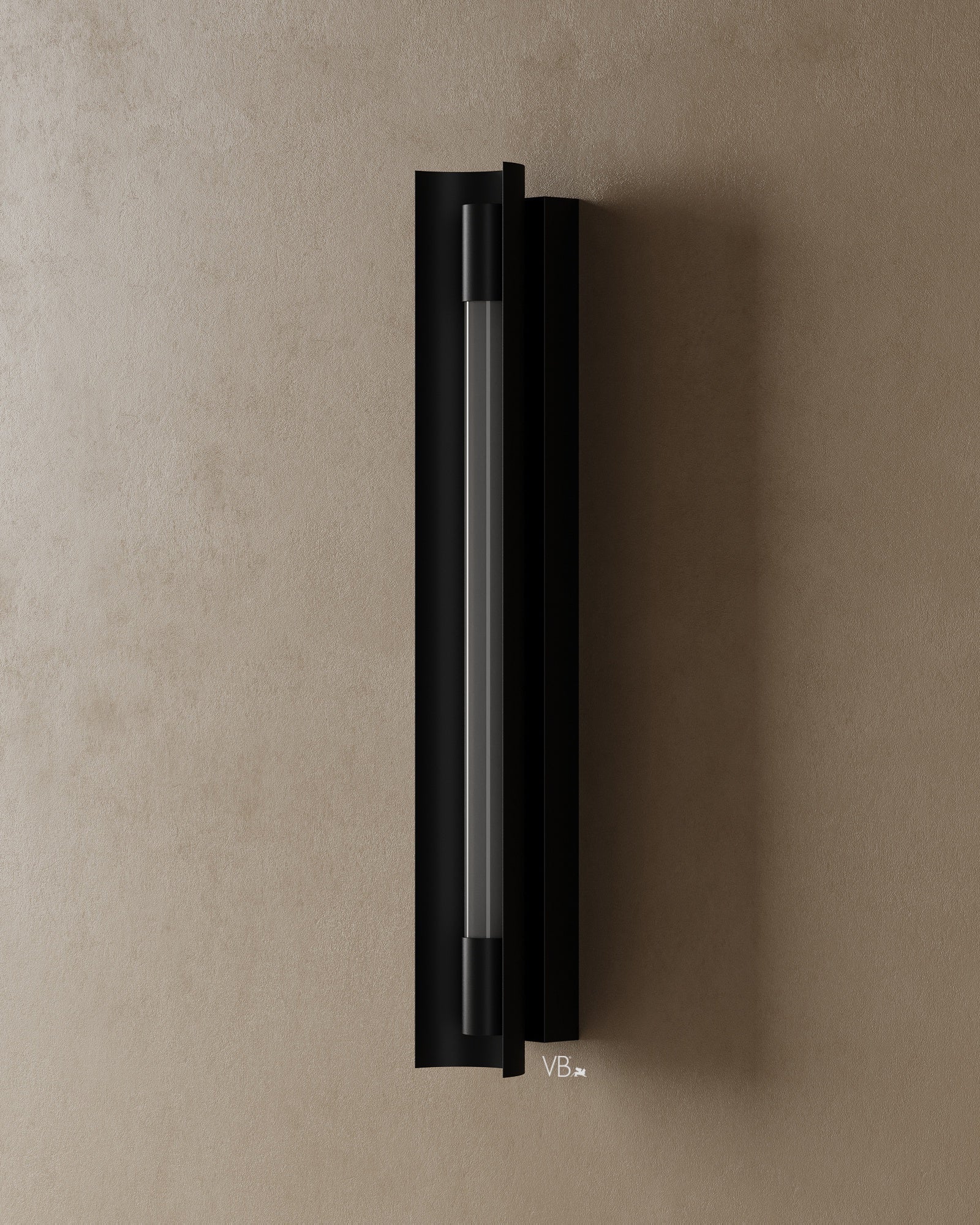 24" Frosted Glass Cylinder Wall Sconce