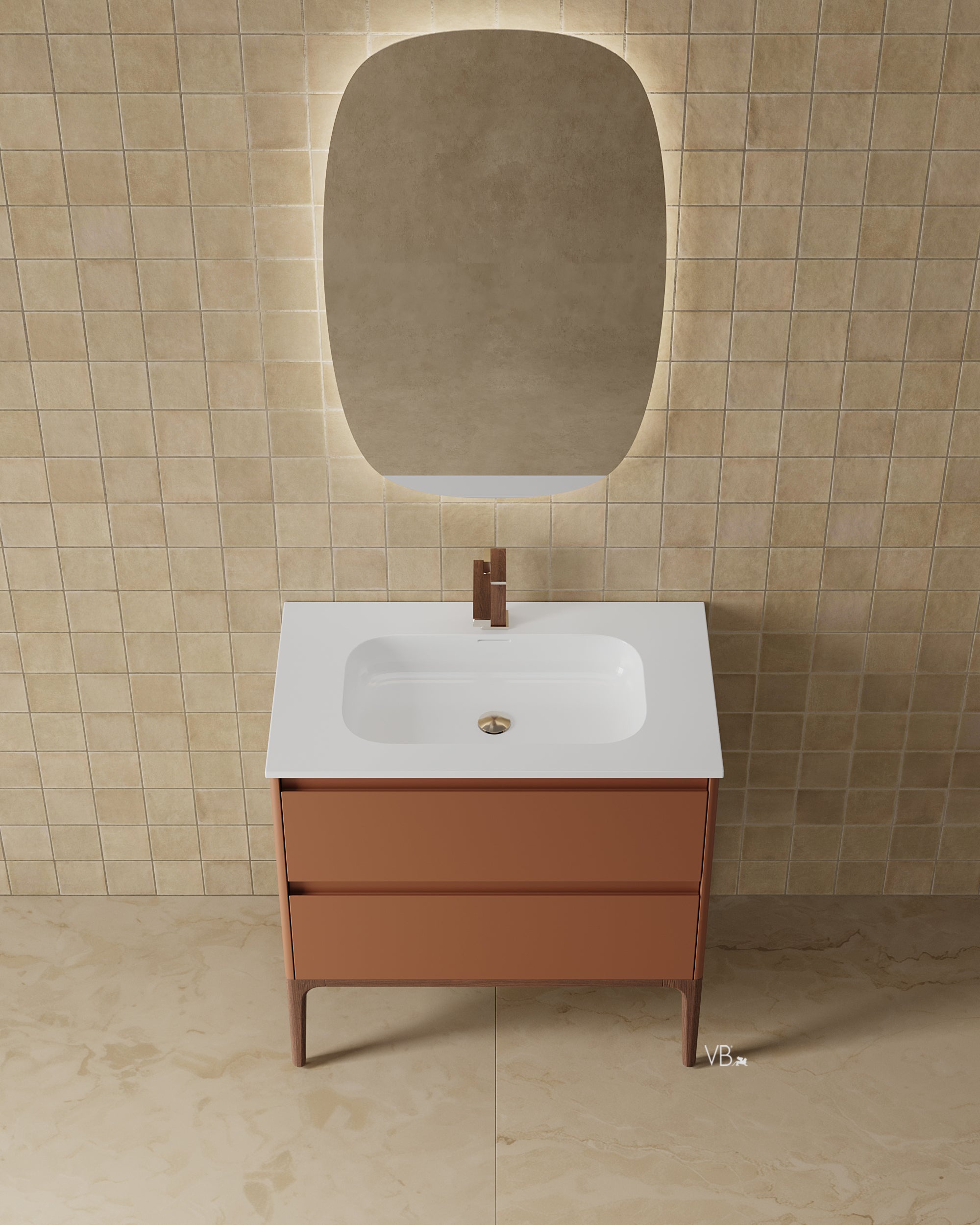 31" Freestanding Modern Single Sink Vanity