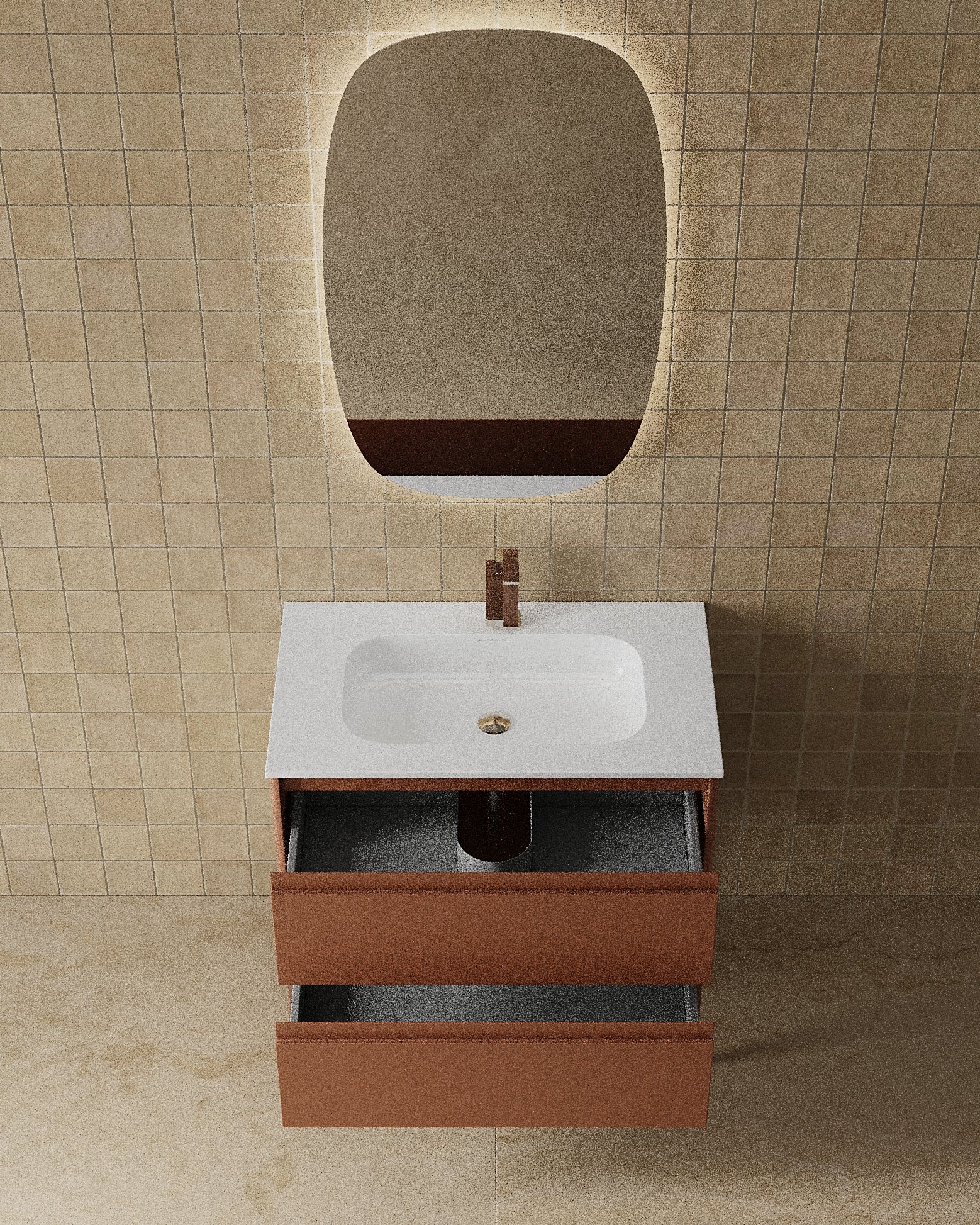 31" Freestanding Modern Single Sink Vanity