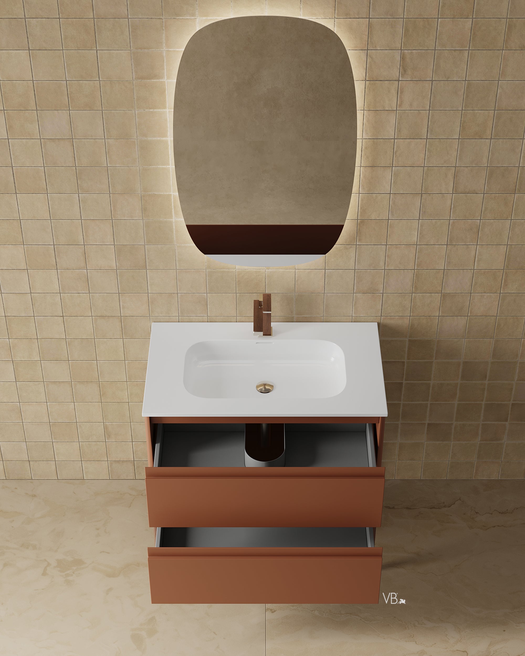 31" Freestanding Modern Single Sink Vanity