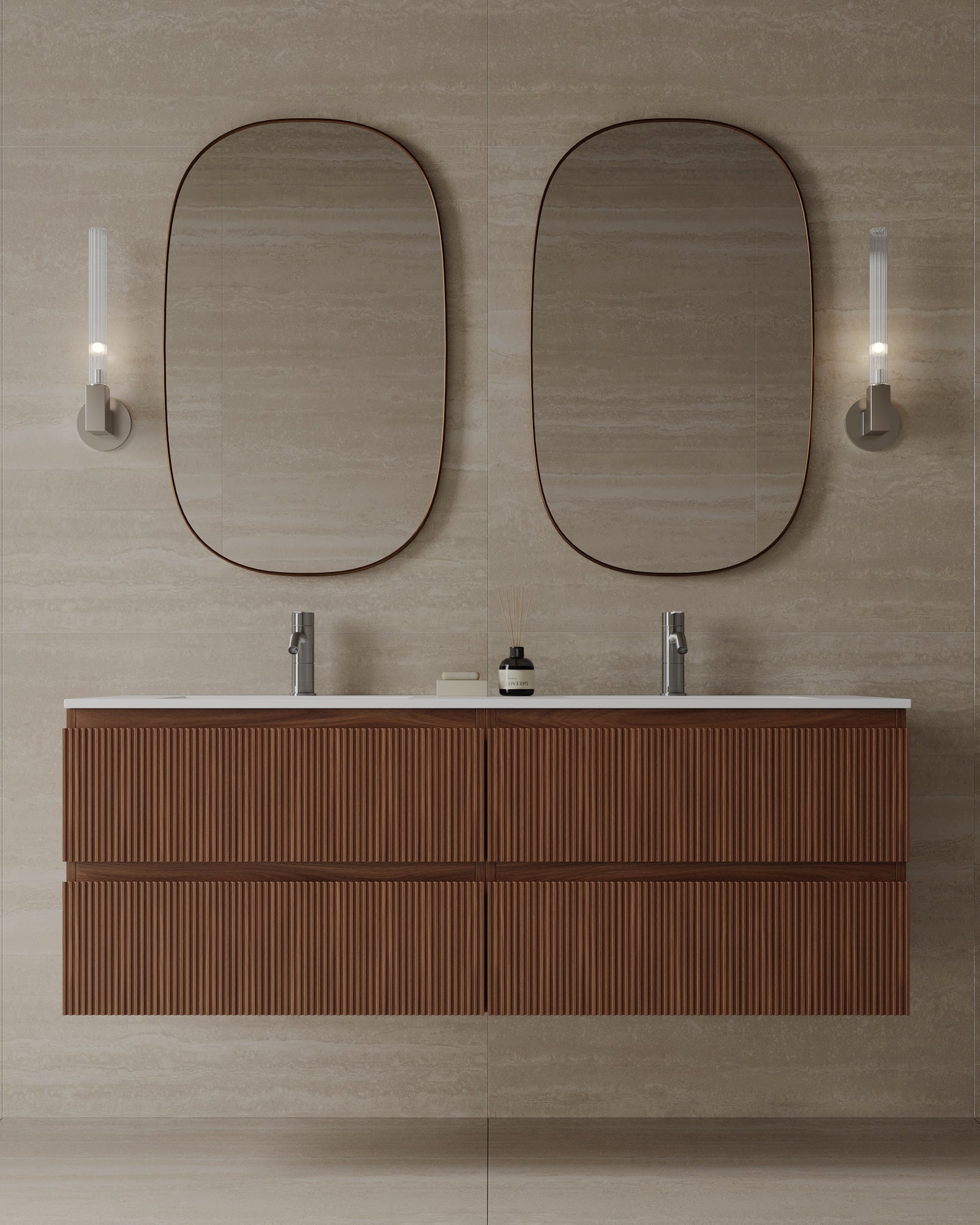 #color_Walnut Oak Veneer #color_single hole