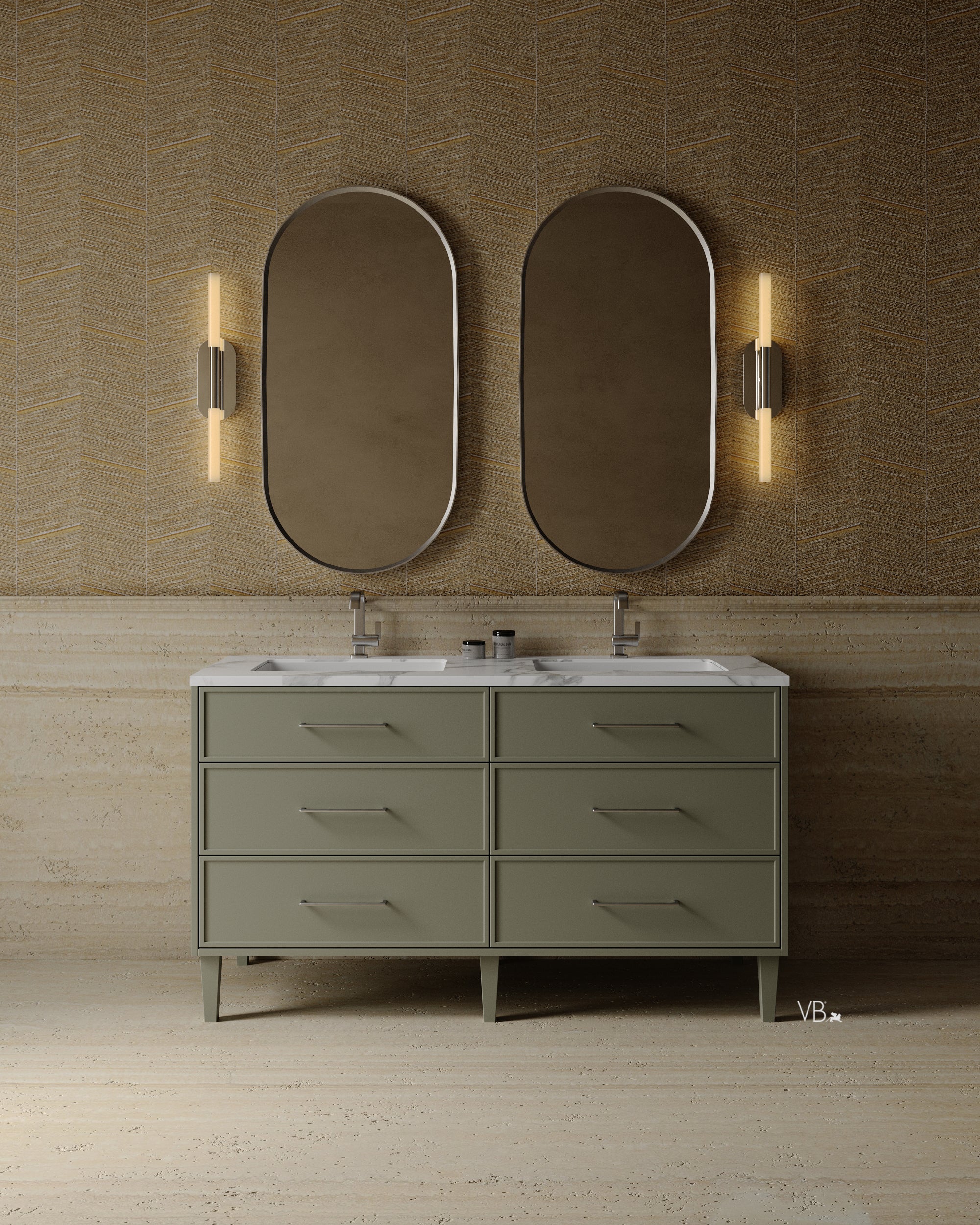 #color_matte green_White Porcelain