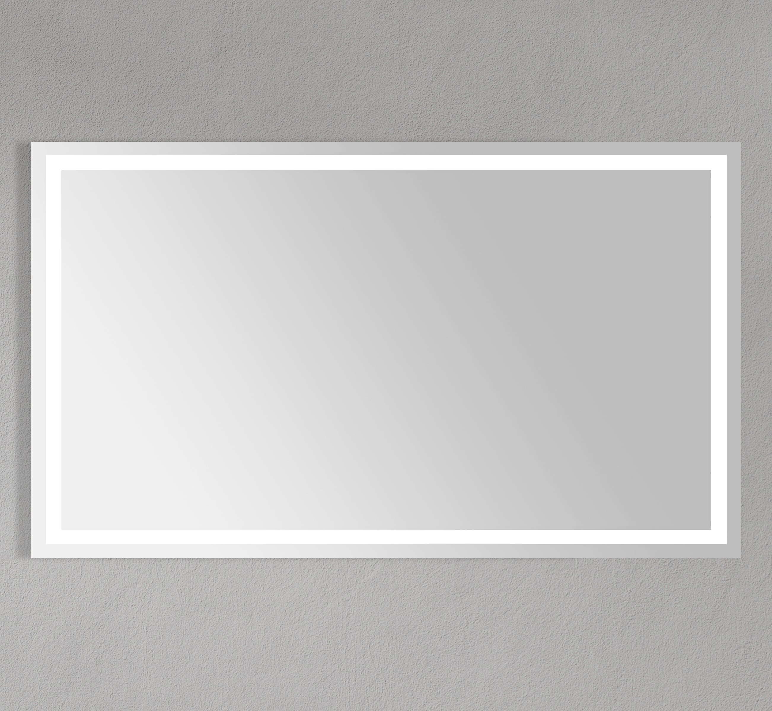 Miroir LED sans cadre de 60 pouces