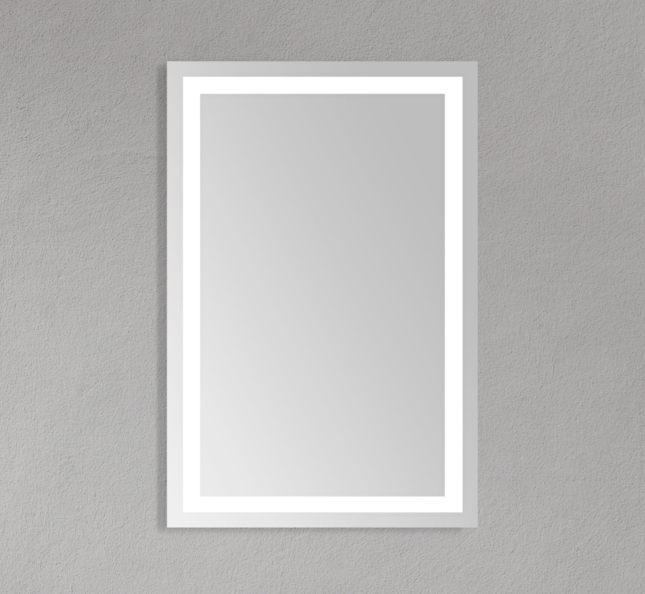 Miroir LED sans cadre de 24 pouces