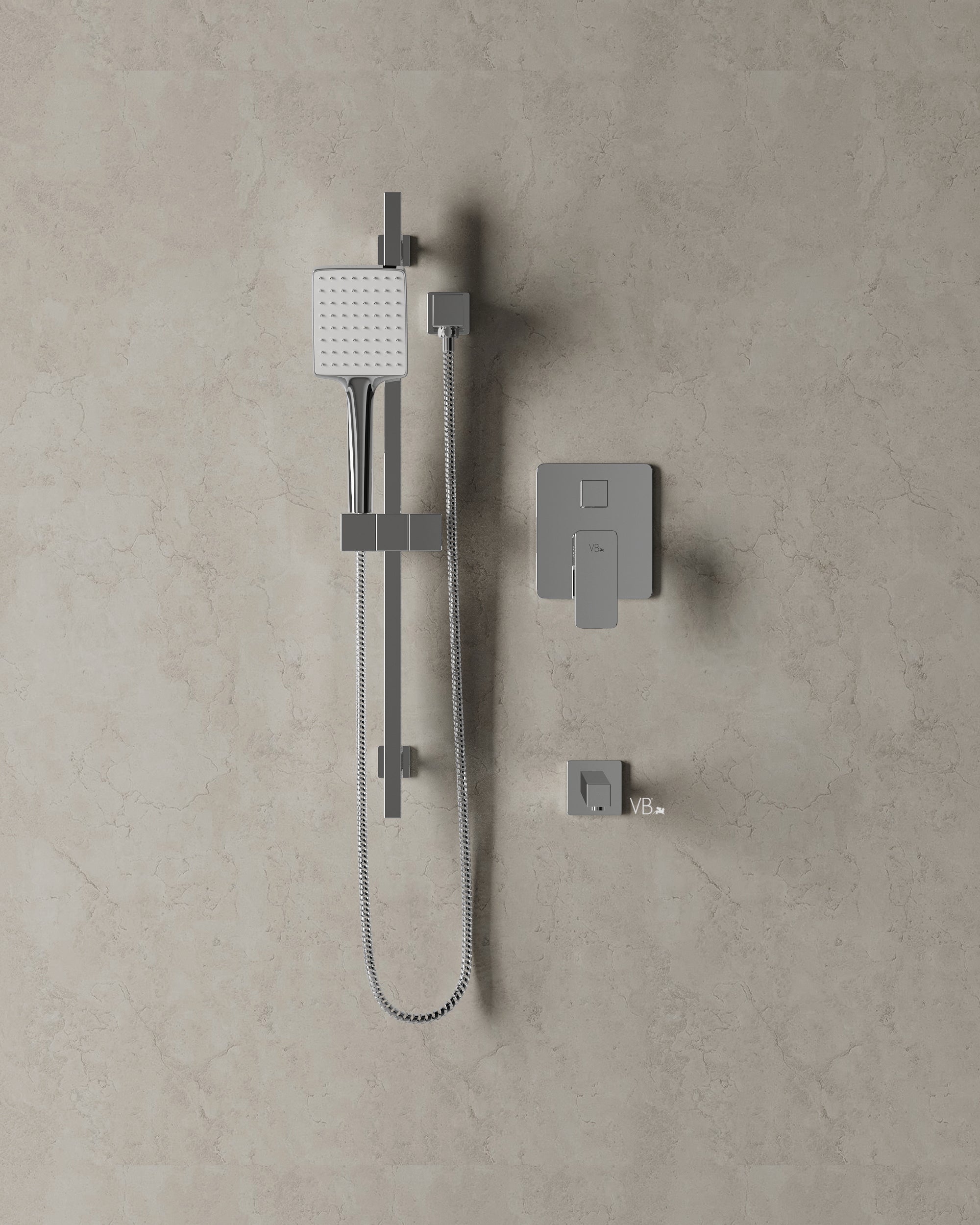 Ensemble de bain-douche Veneto 11 Chrome