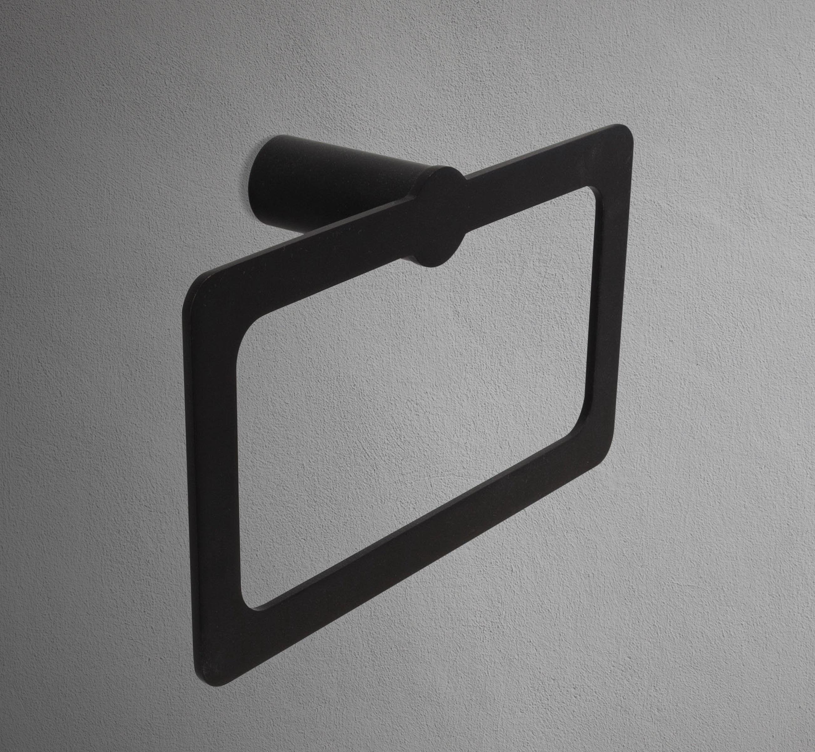 AC 6009-BL Towel Ring #color_matte_black