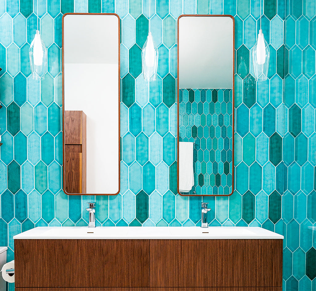 15" Tall Rounded Edge Mirror