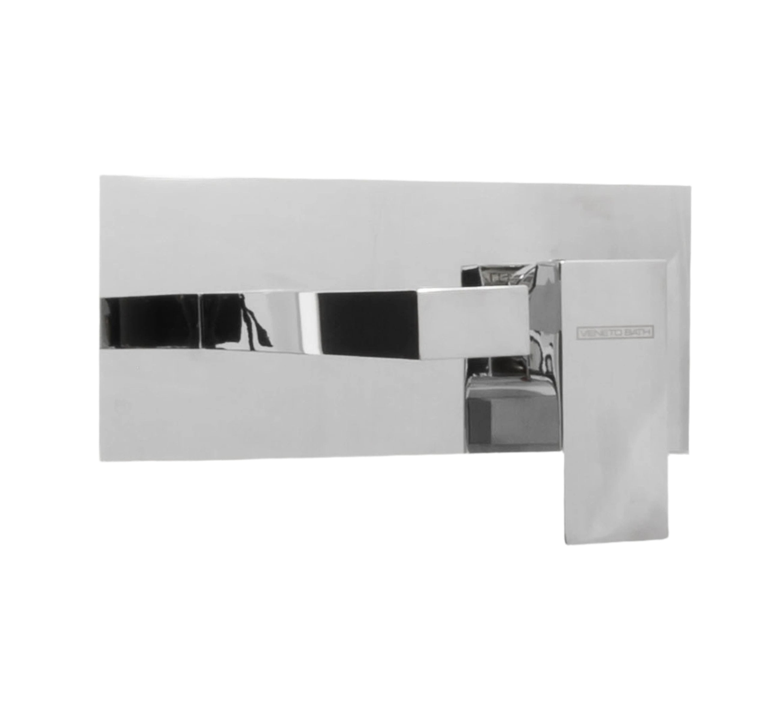 Wall Mounted Square Bathroom Faucet #color_chrome