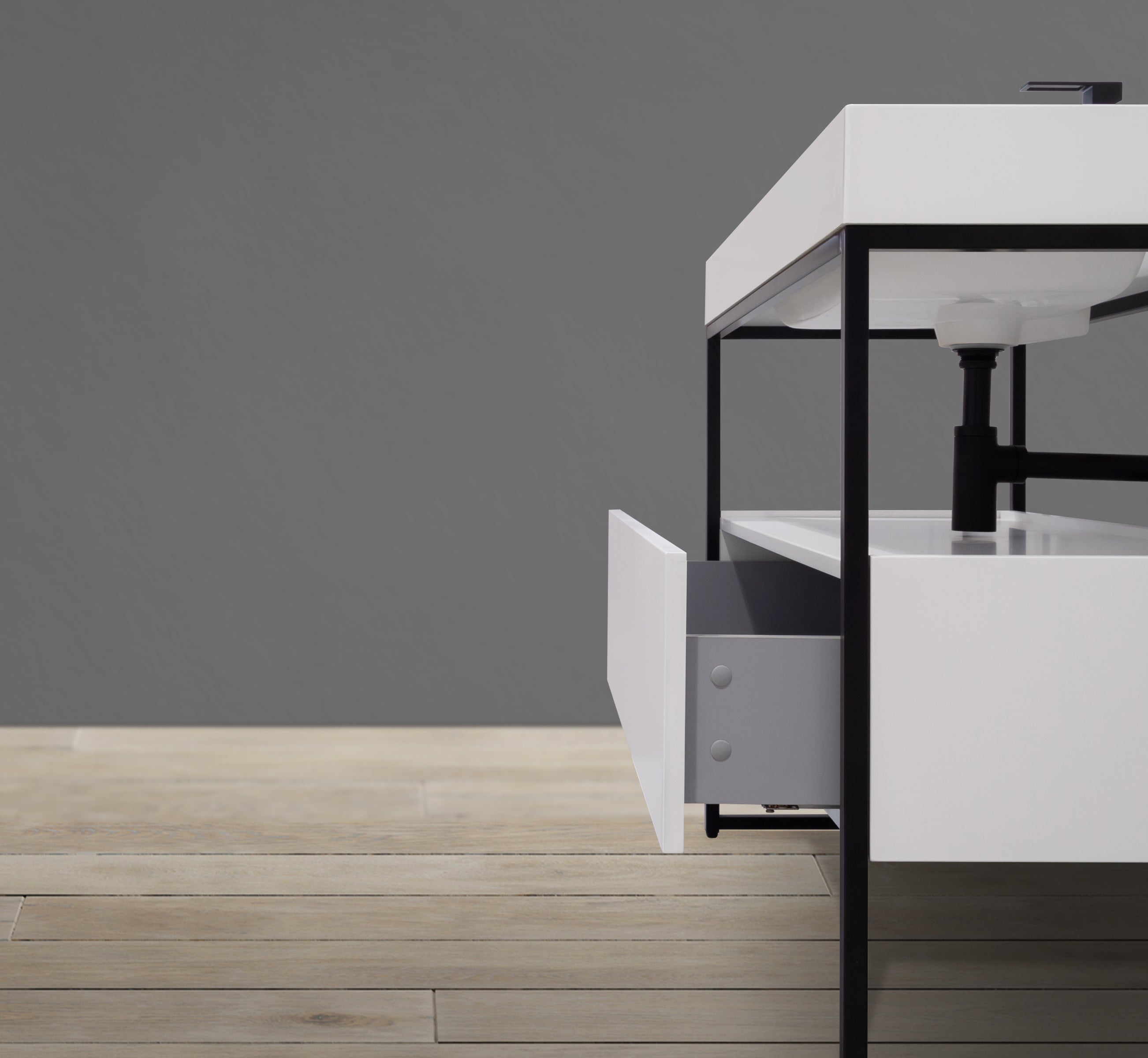 MC 1000M side view with drawer open