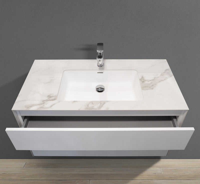 MC 1000P basin view with top drawer open