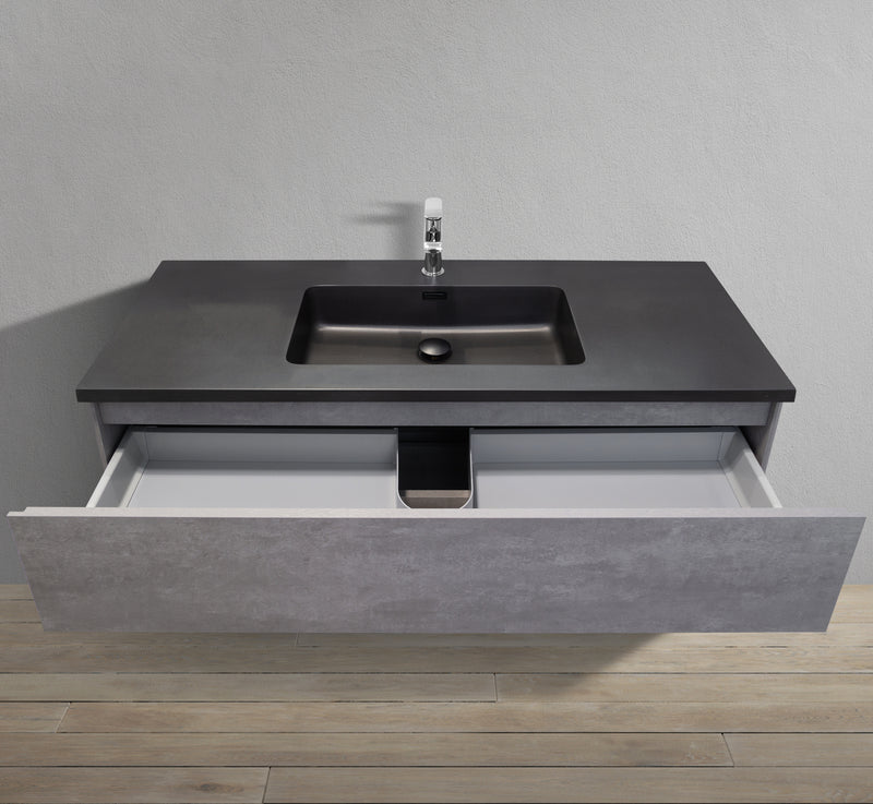 MC 1200N top basin view with U shape drawer open