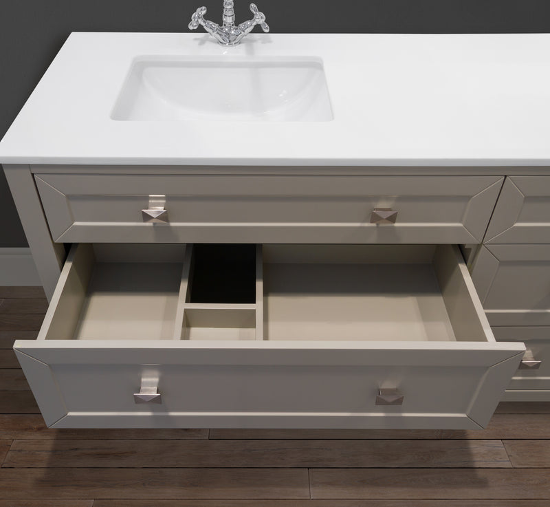 MC 565-72 top view with U shaped drawer open  