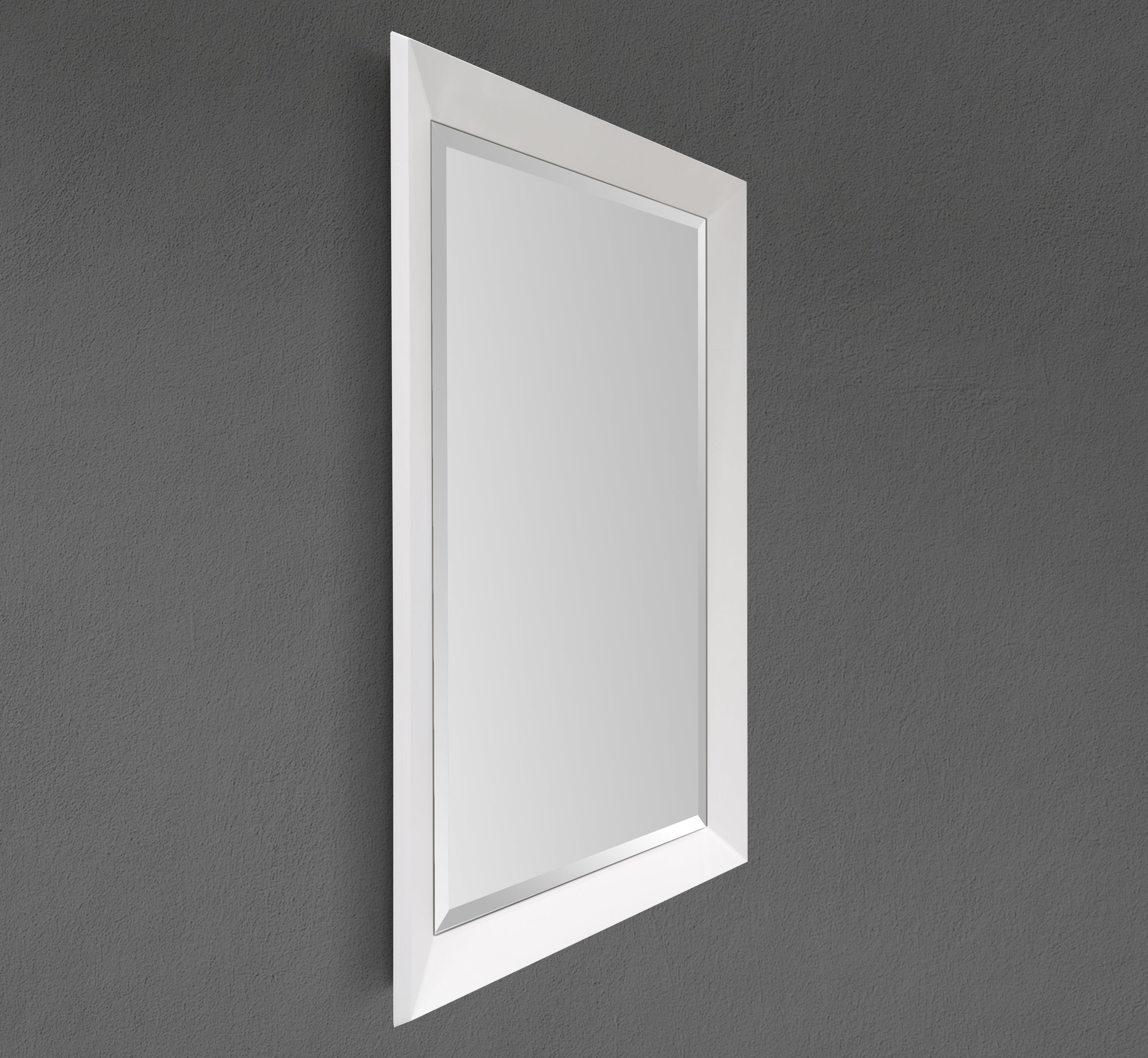 24" Painted Bevelled Framed Mirror