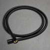 VEN-0612-BL - PVC Rubber Shower Hose Black
