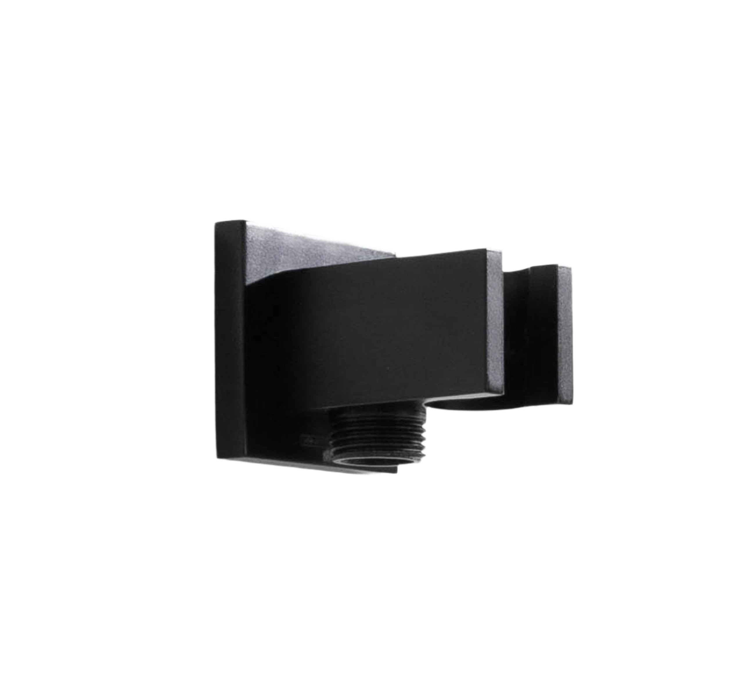 VEN-3CZ-BL Matte Black Square Shower Holder #color_matte_black
