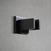 VEN-3CZ-BL - Solid Brass Square Waterway with Hook Matte Black