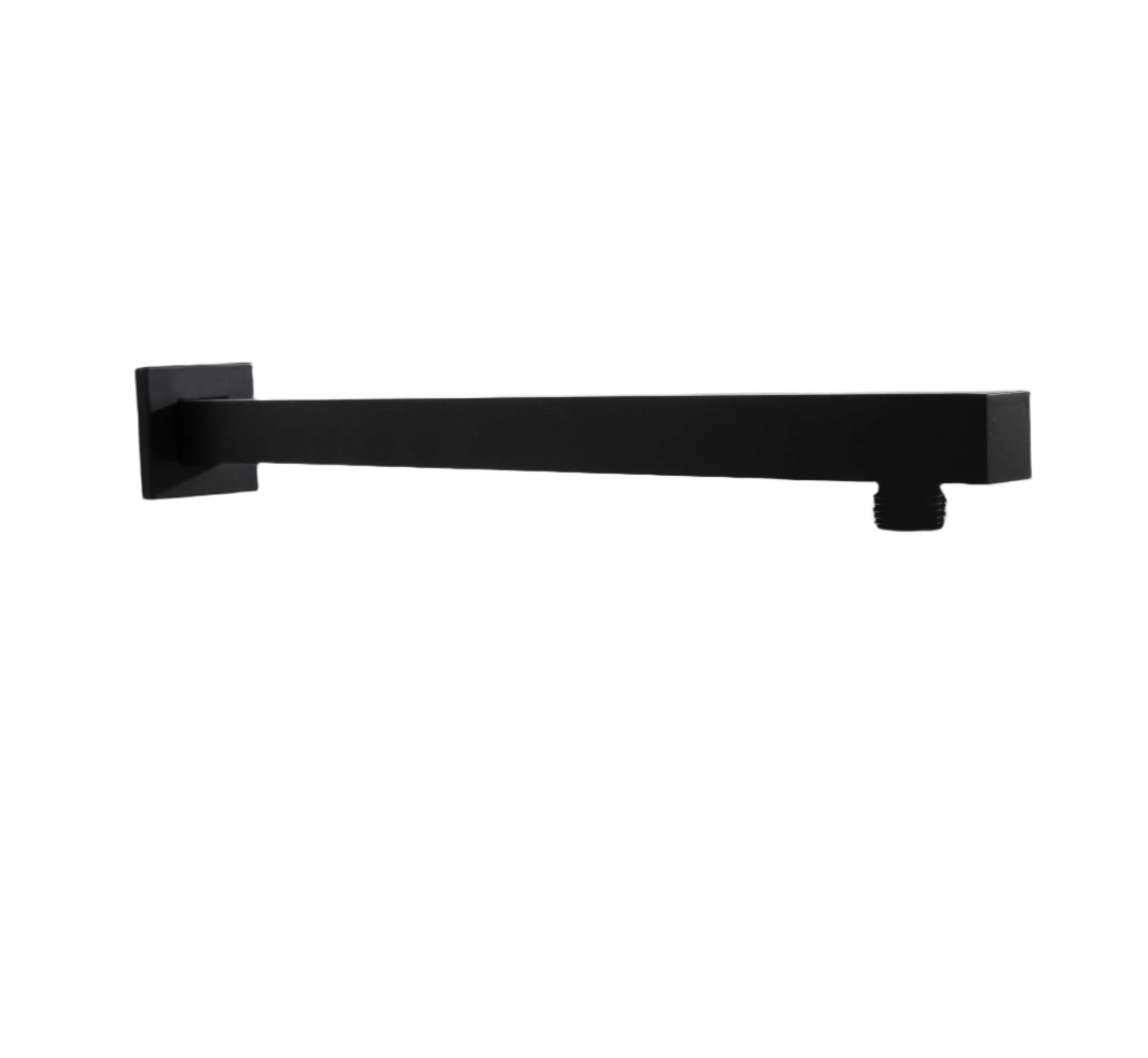 VEN-3LG Solid Brass Square Shower Arm Black #color_matte_black