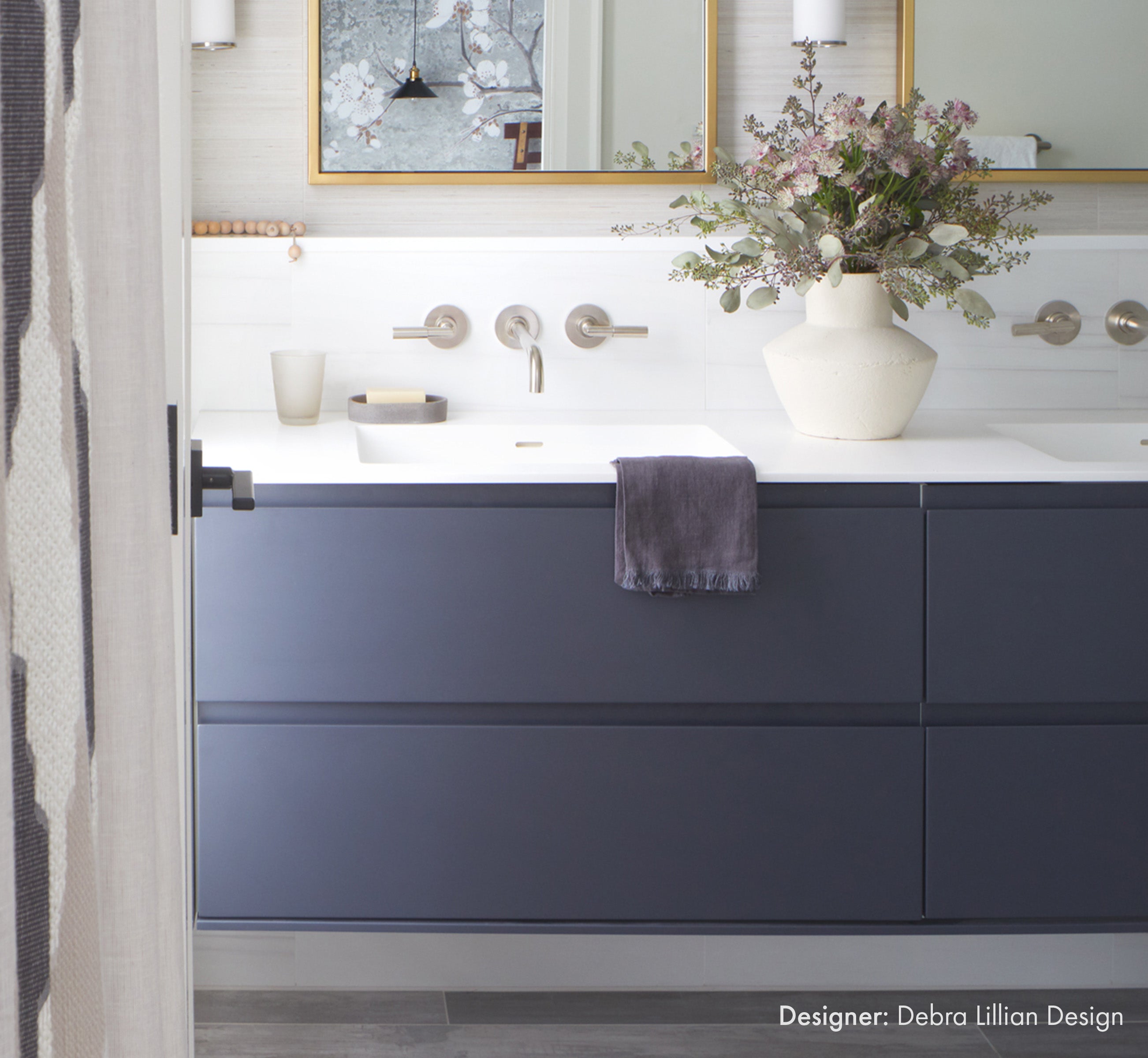 MC 1800J lifestyle image of vanity from debra lillian design