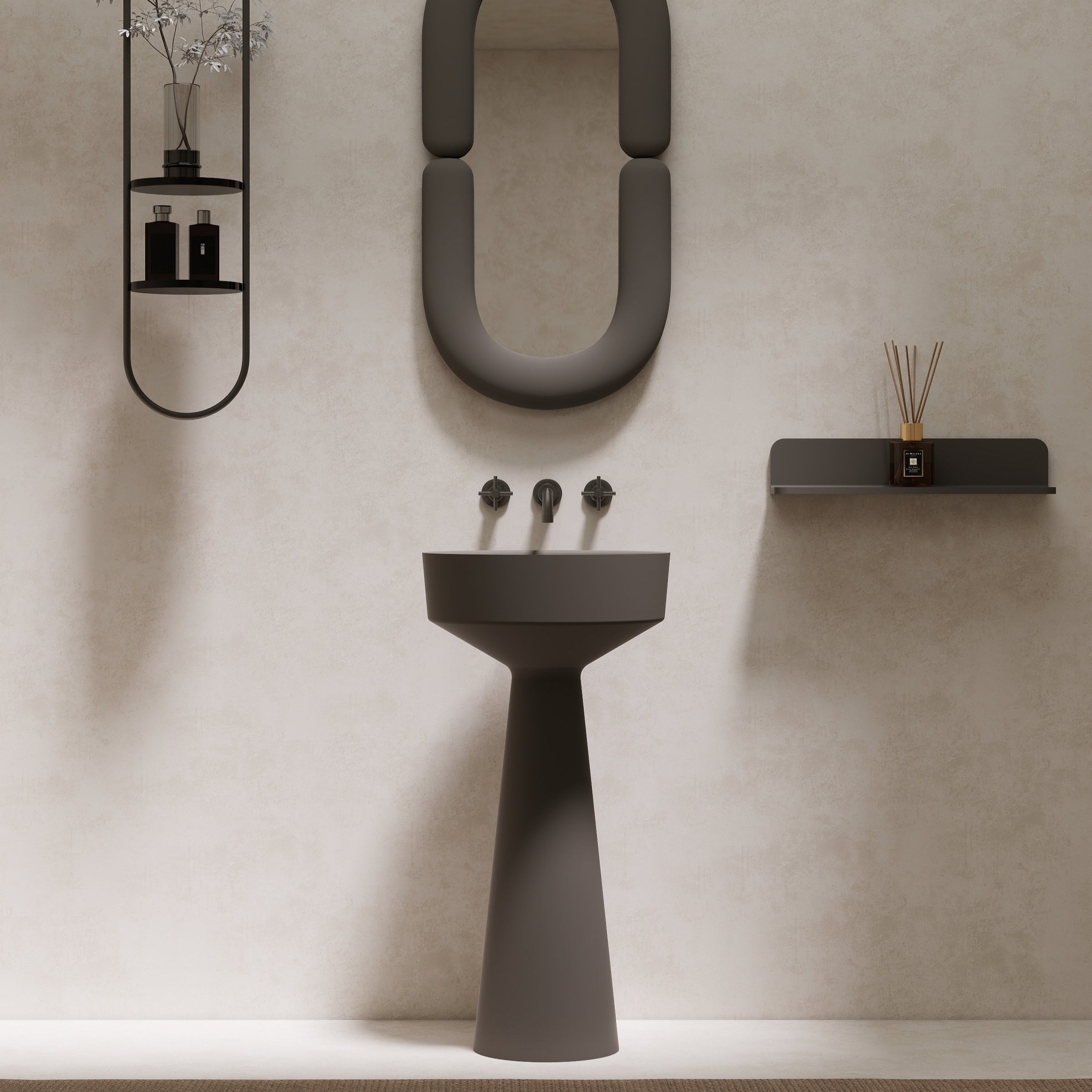 16" Freestanding I-Stone Basin
