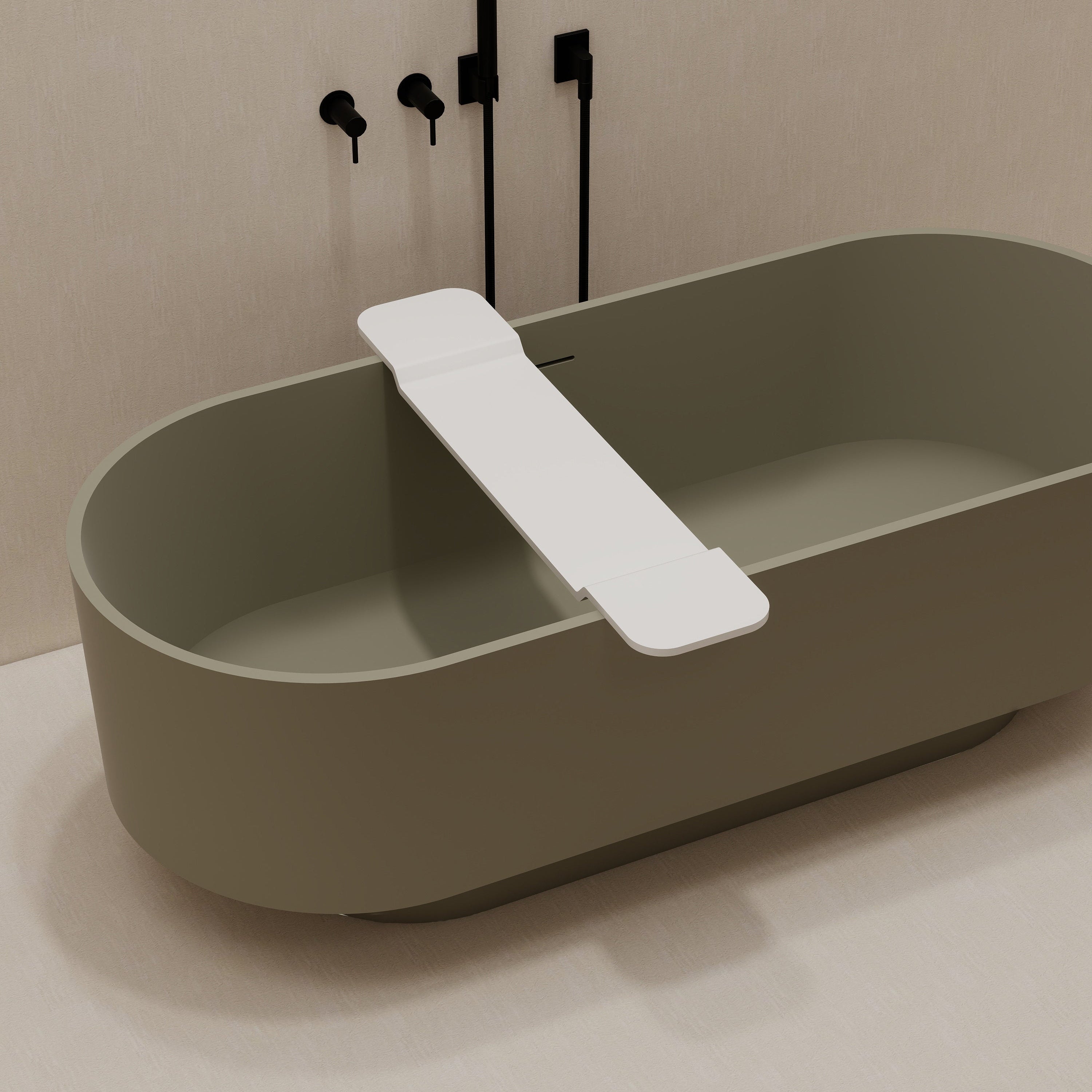 37" Minimalist Bathtub Tray