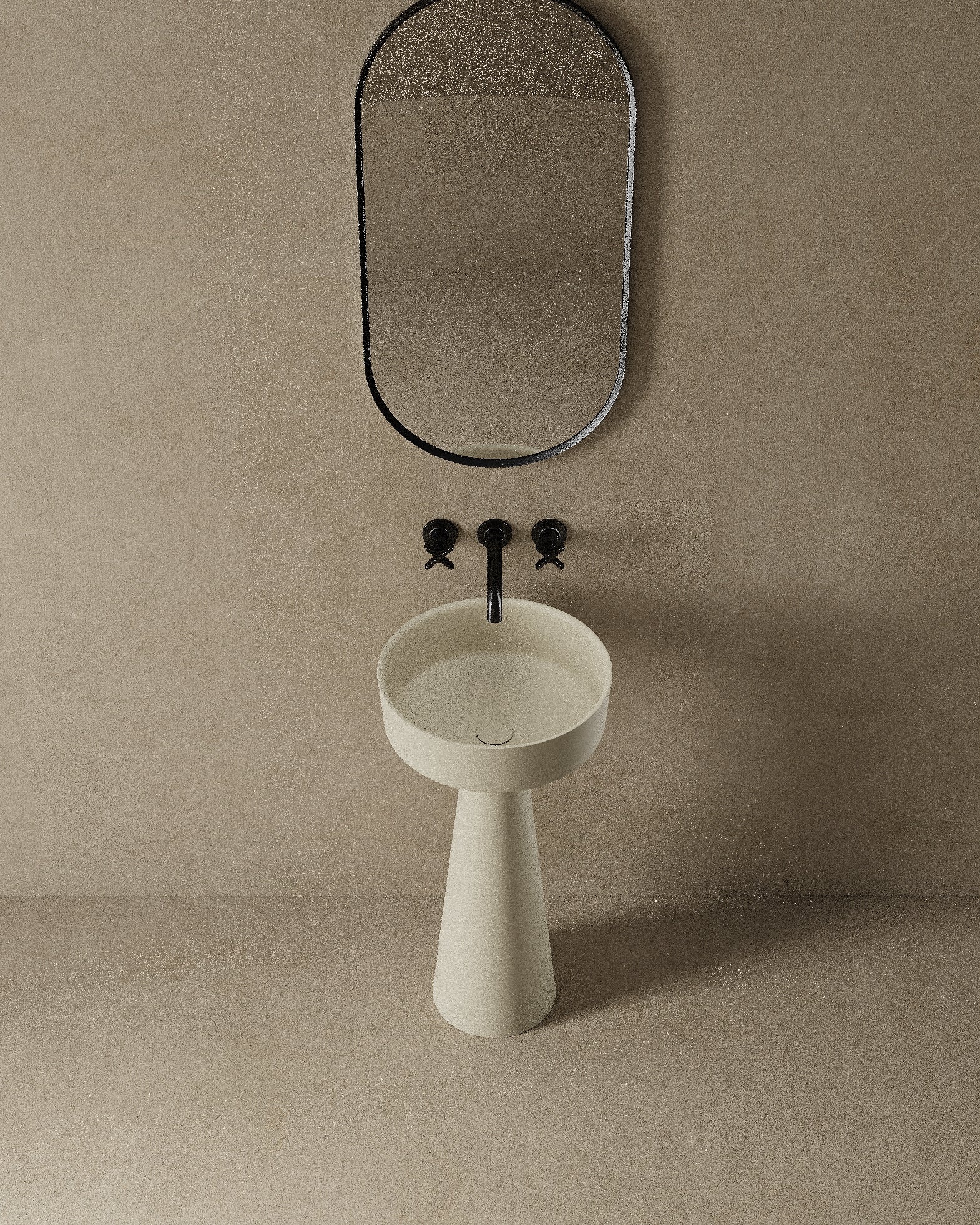 16" Freestanding I-Stone Basin