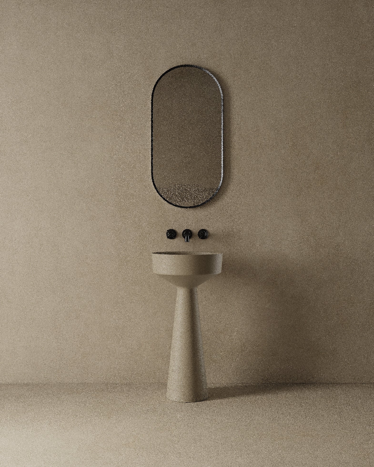 16" Freestanding I-Stone Basin