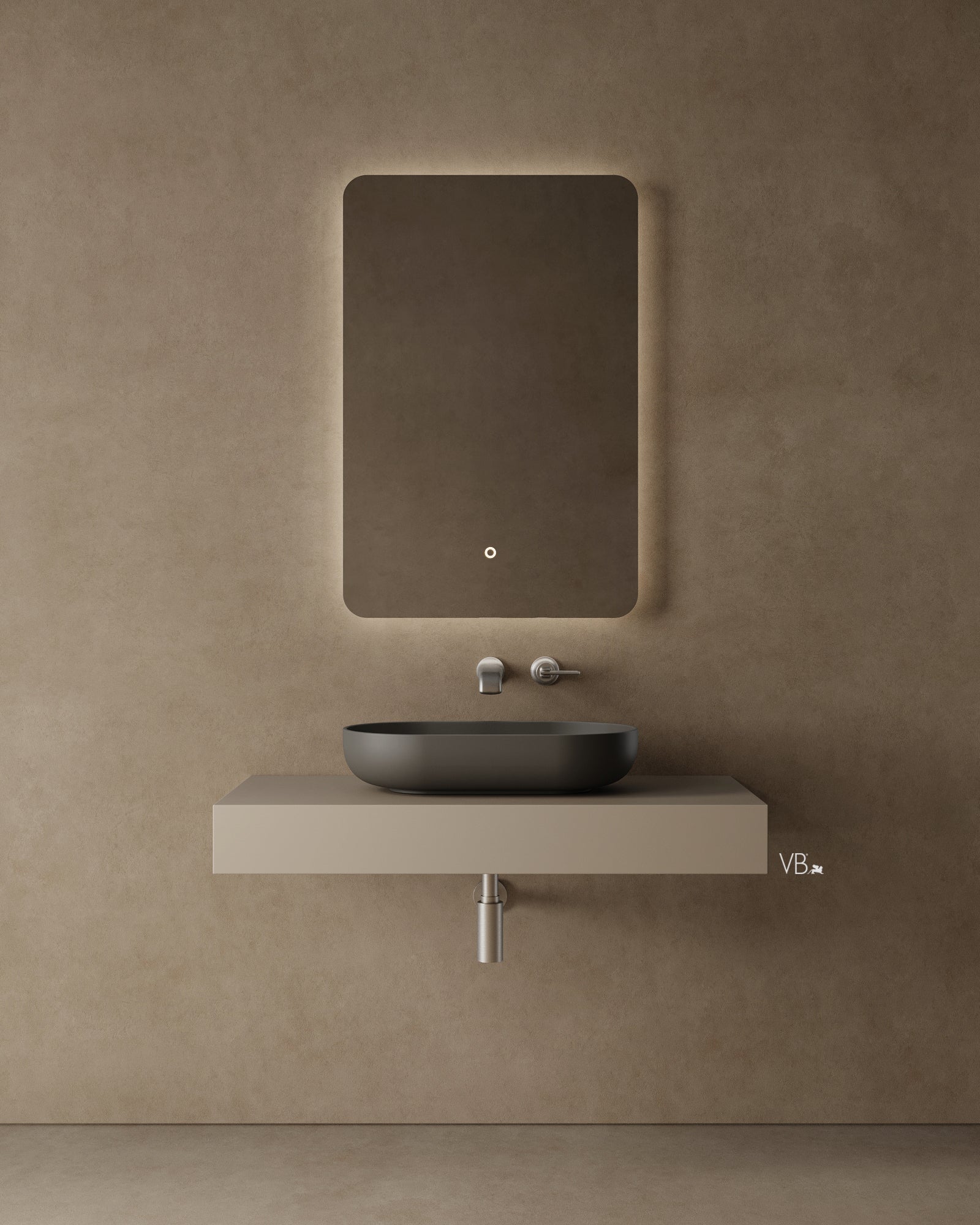 23" Oval Bathroom Vessel Sink