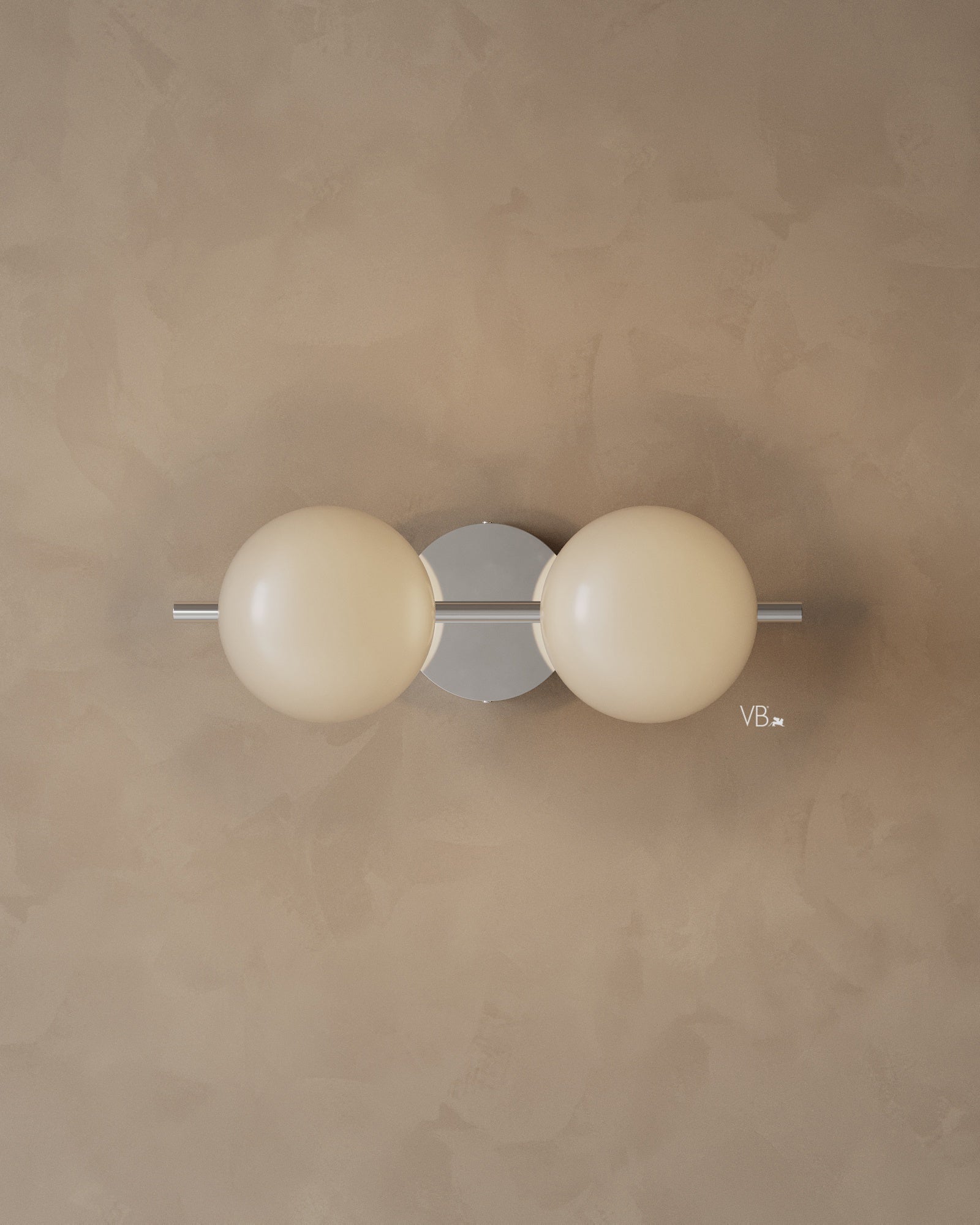 18" Modern Double Globe Wall Sconce