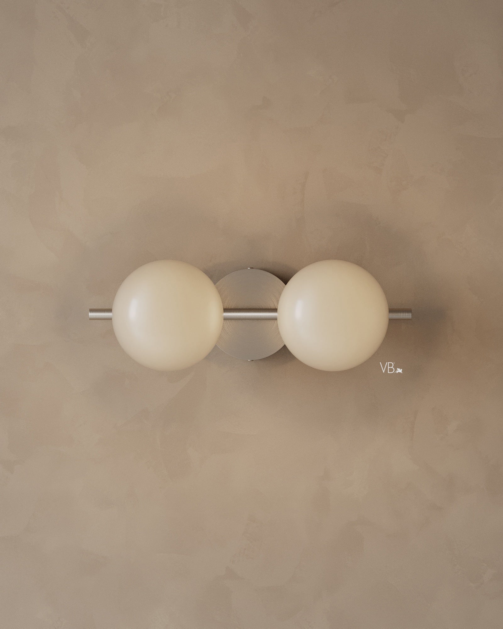 18" Modern Double Globe Wall Sconce
