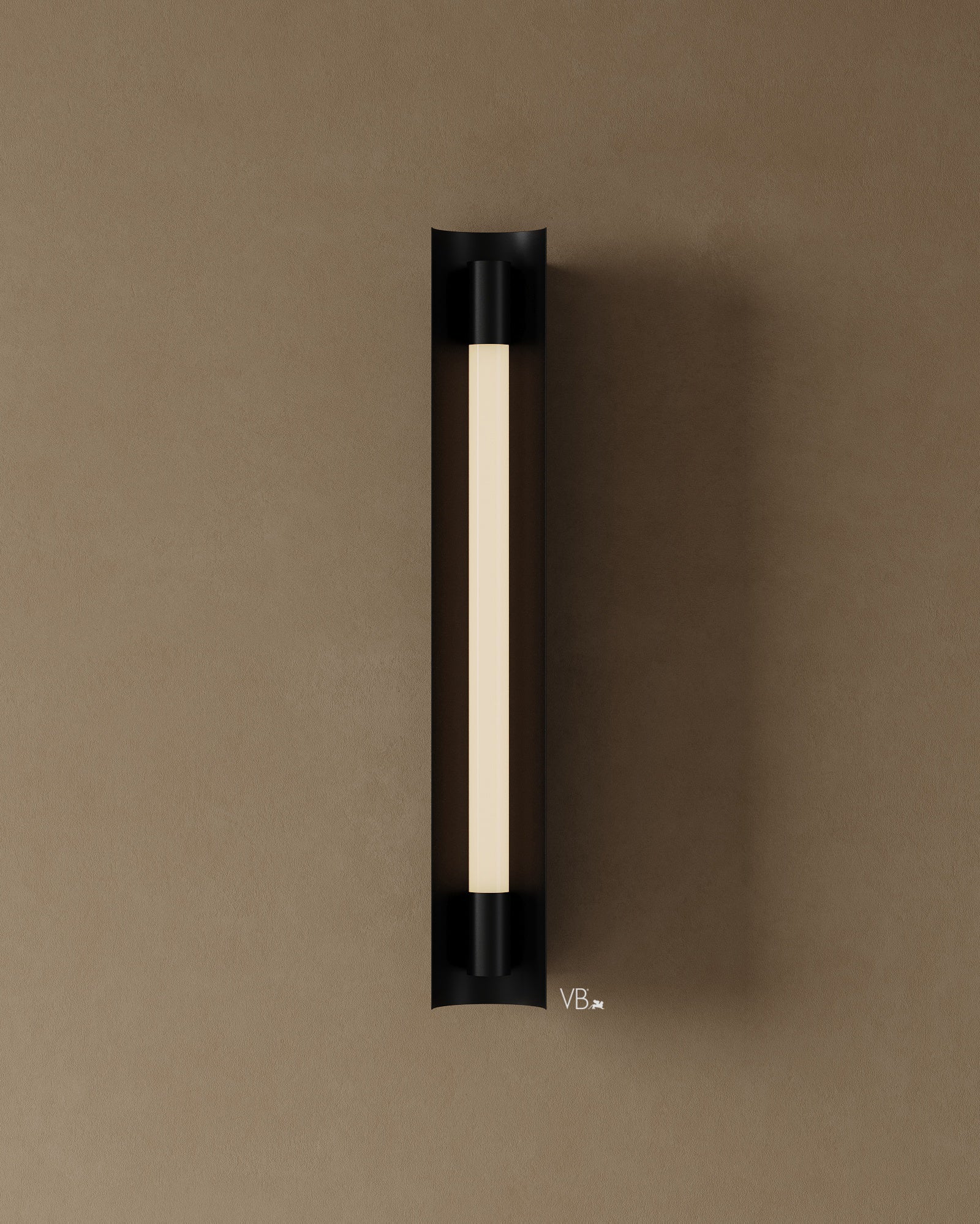 24" Frosted Glass Cylinder Wall Sconce