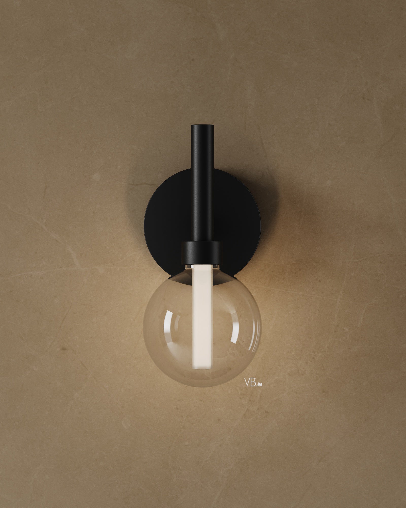 10" Cylindrical Glass Wall Sconce
