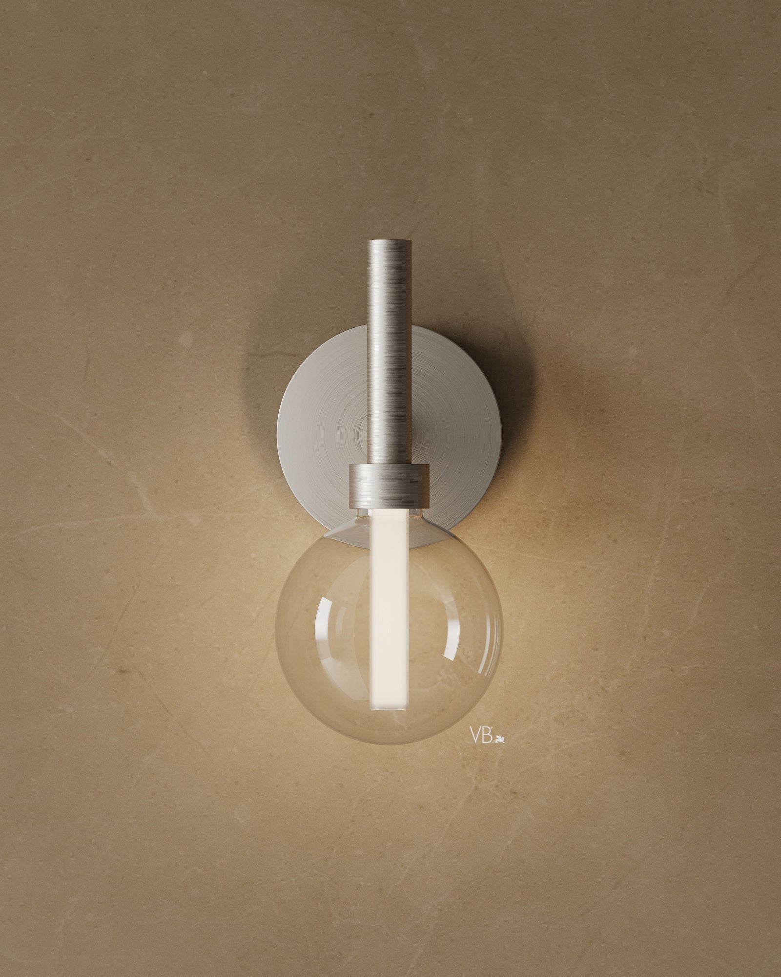 10" Cylindrical Glass Wall Sconce