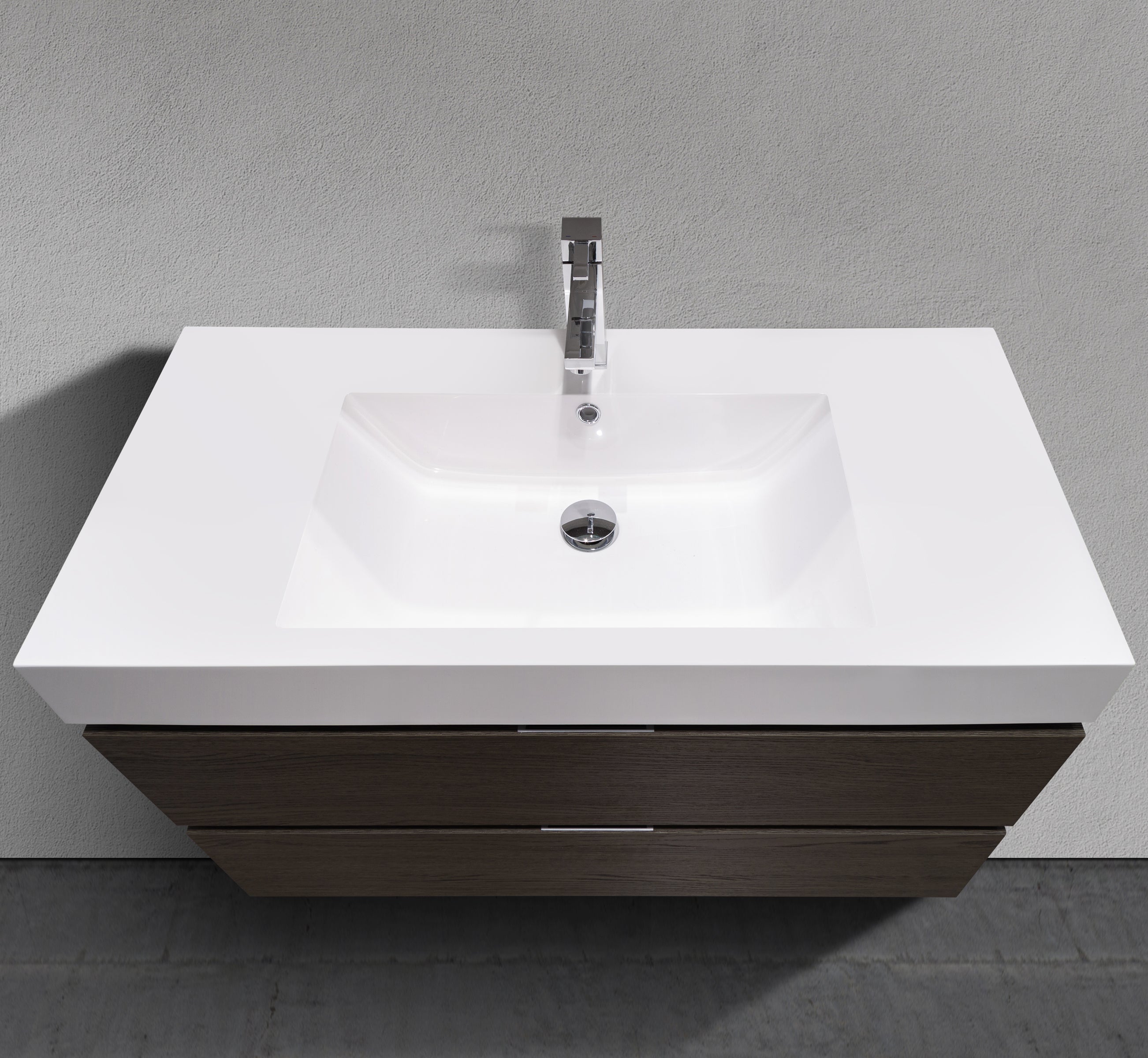 39" Wall Mounted Modern Bathroom Vanity