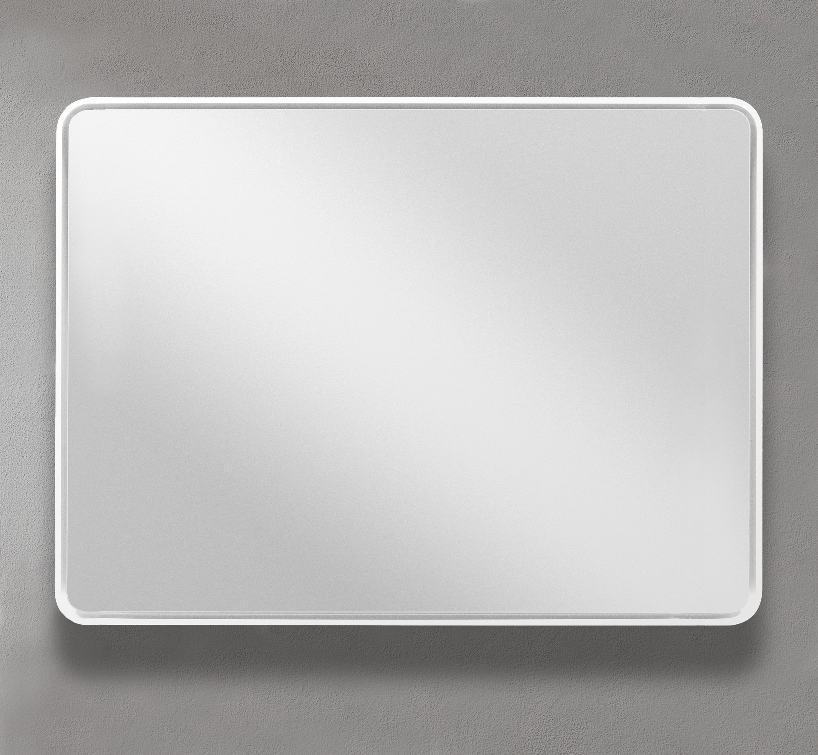 47" LED Framed Istone Rounded Edge Mirror