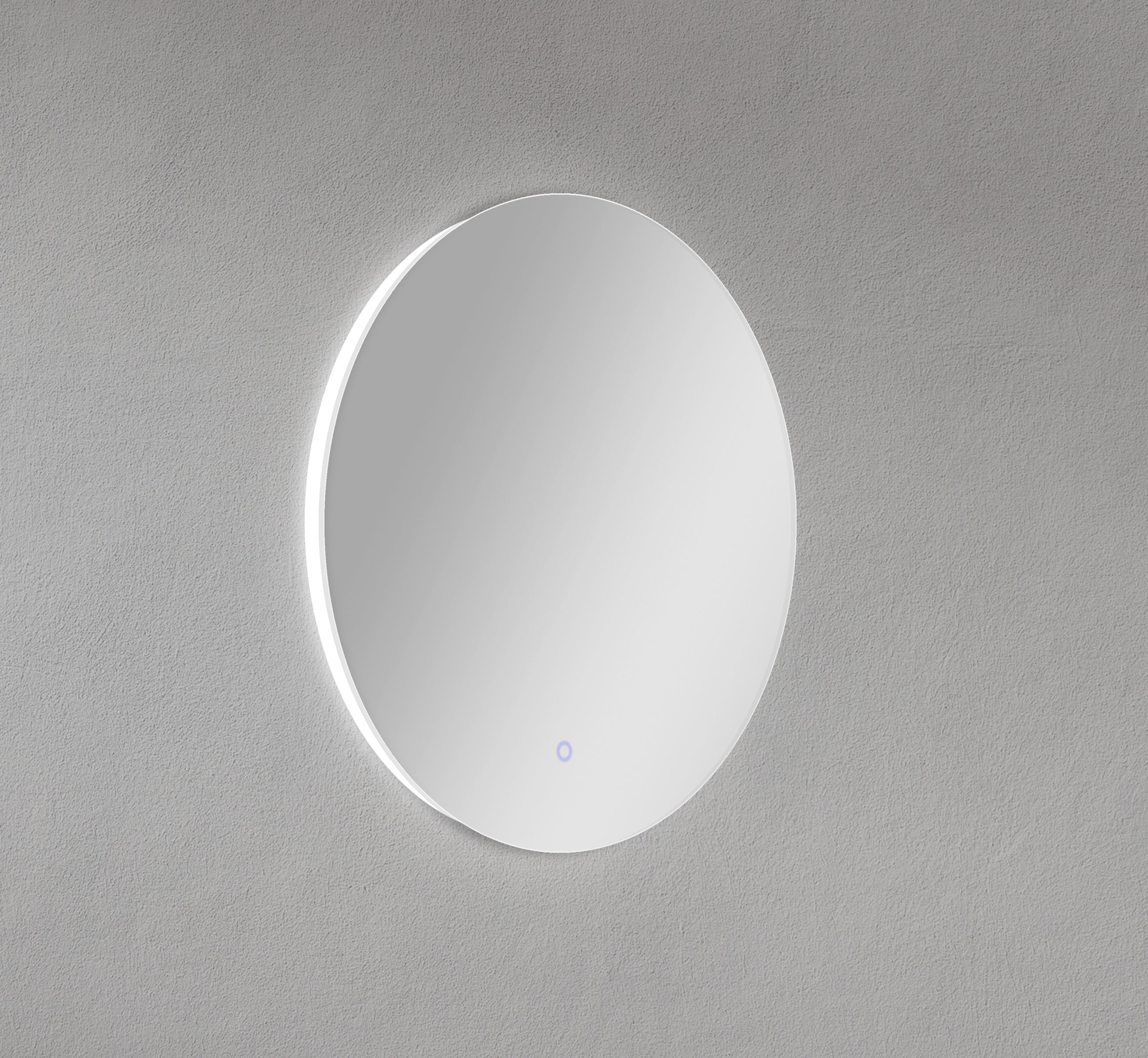 36" Frameless Round LED Mirror