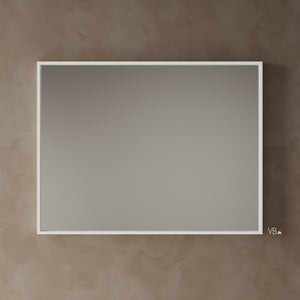 Miroir avec cadre en MDF mat de 47 po