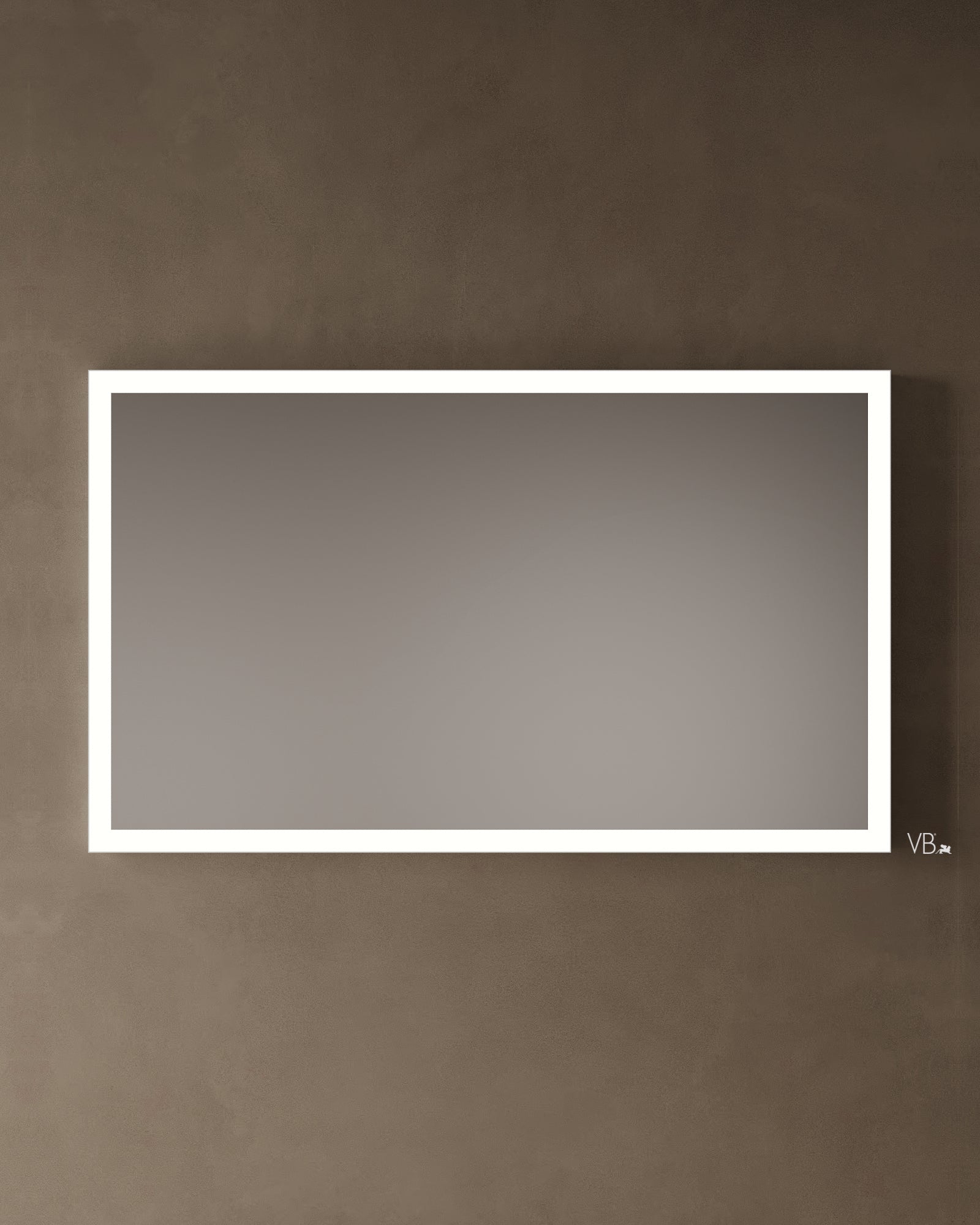 60" Frameless LED Mirror