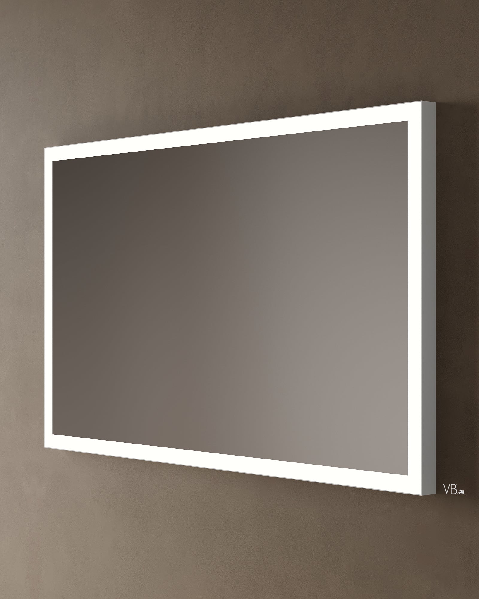 60" Frameless LED Mirror
