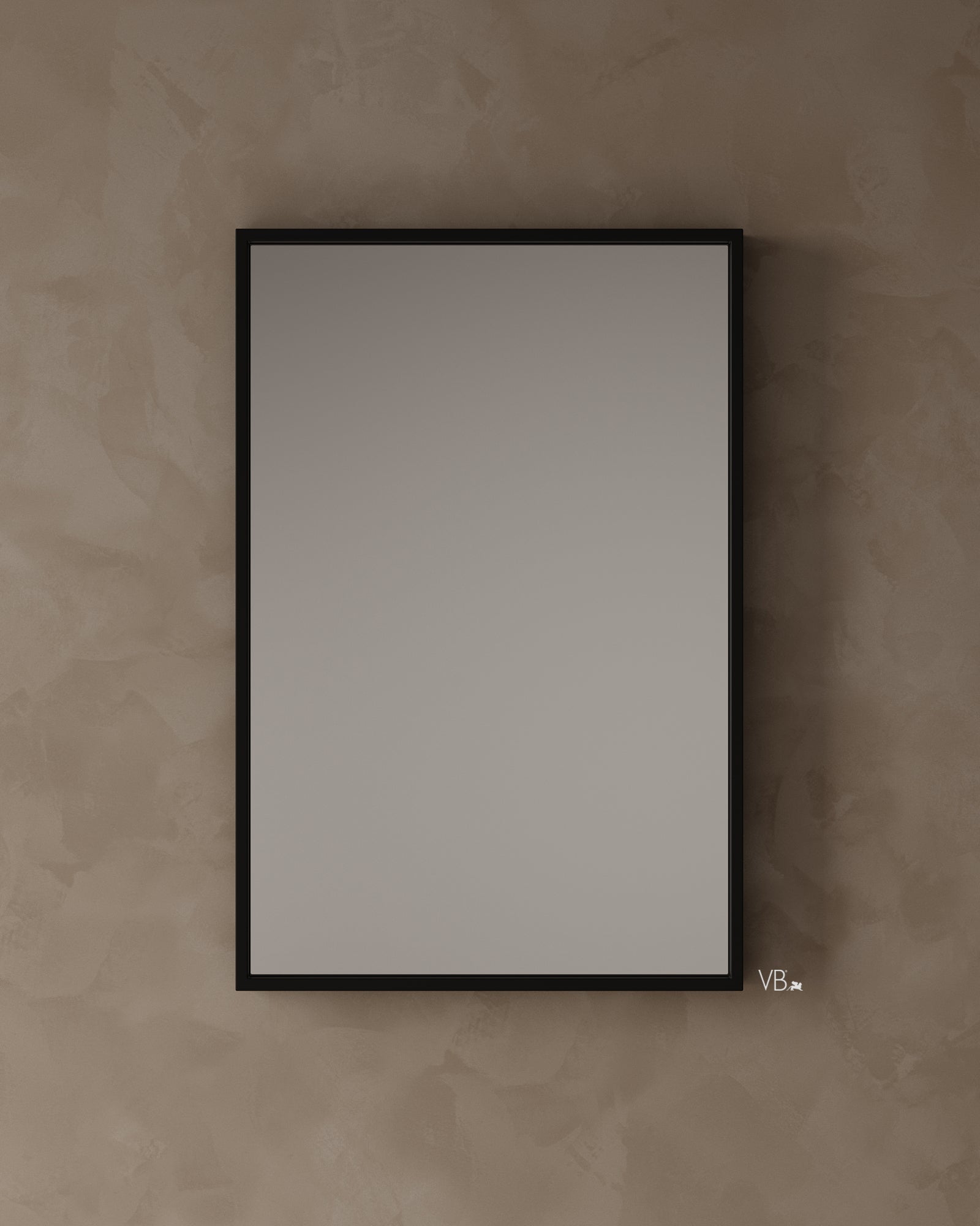 24" Matte Frame Mirror