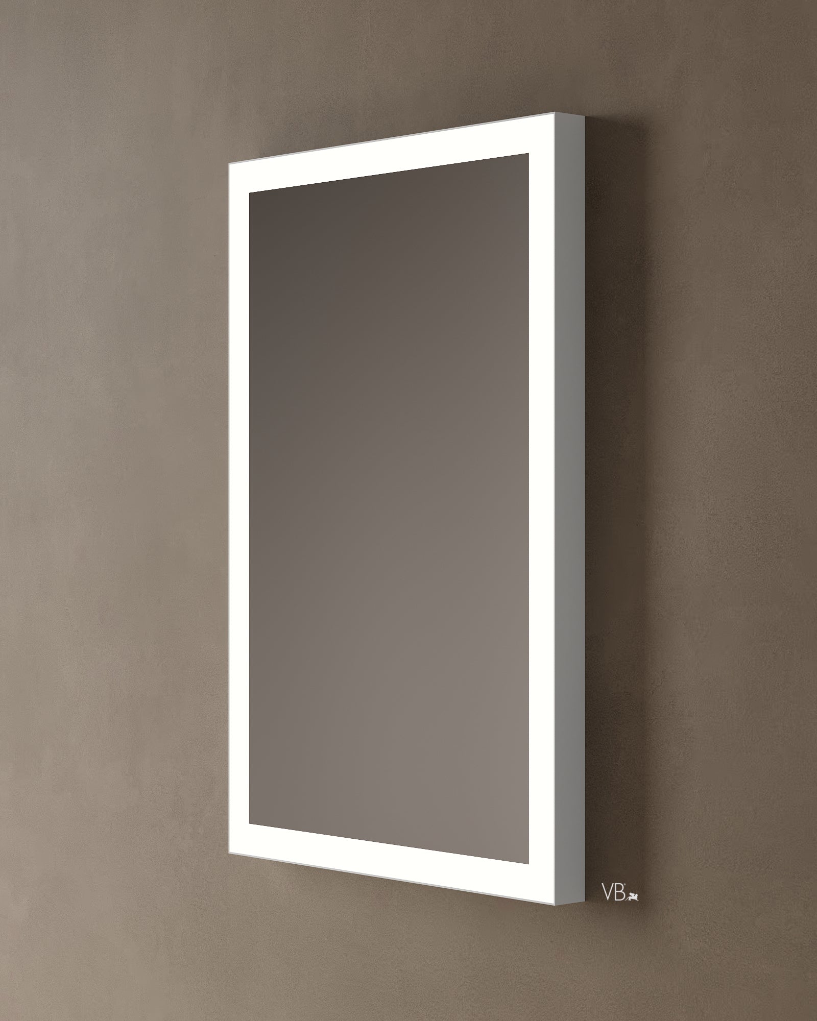 24" Frameless LED Mirror