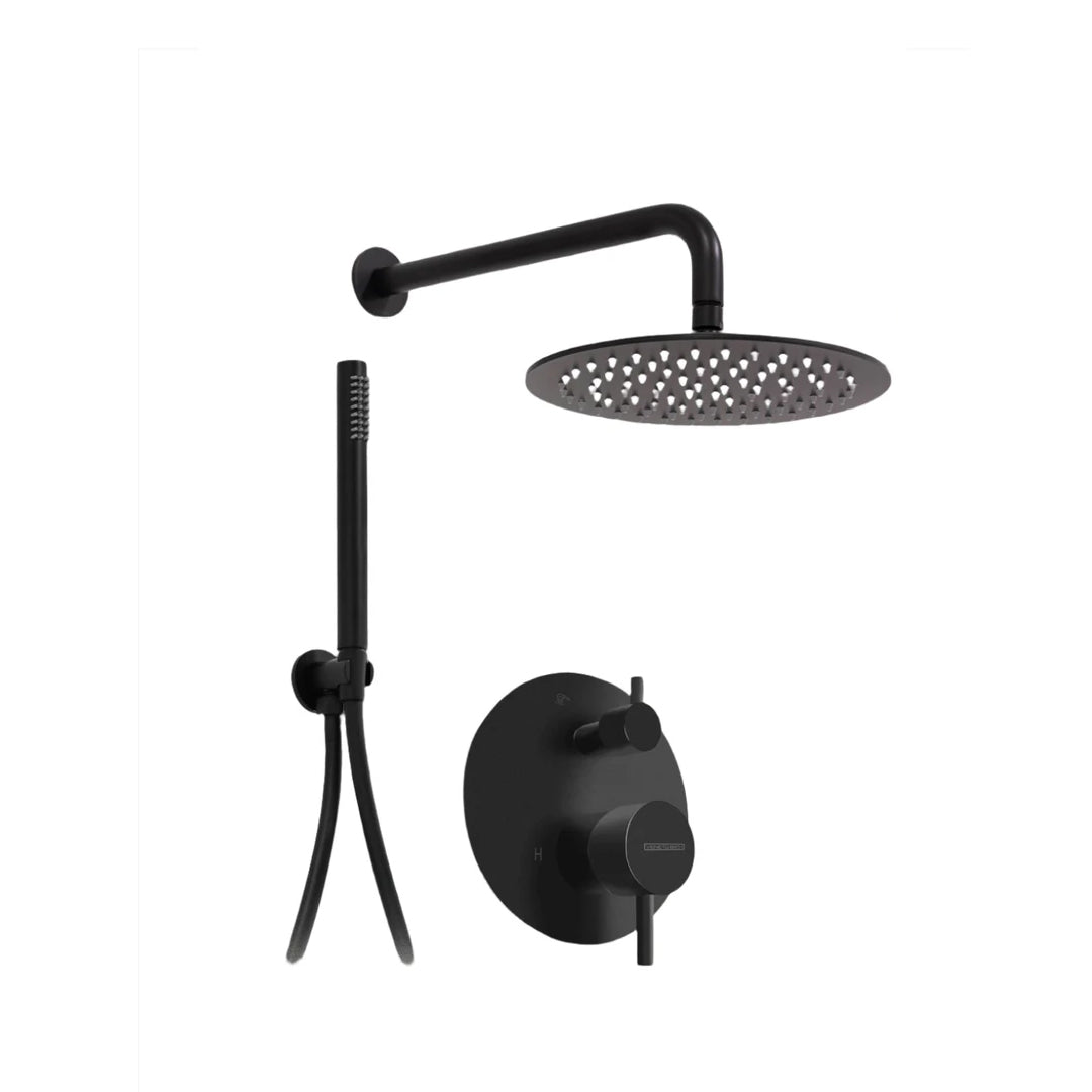 Veneto Bath Shower Set 13 Matte Black