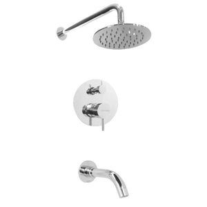 Veneto Bath Shower Set 2 Chrome