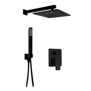 Veneto Bath Shower Set 4 Matte Black